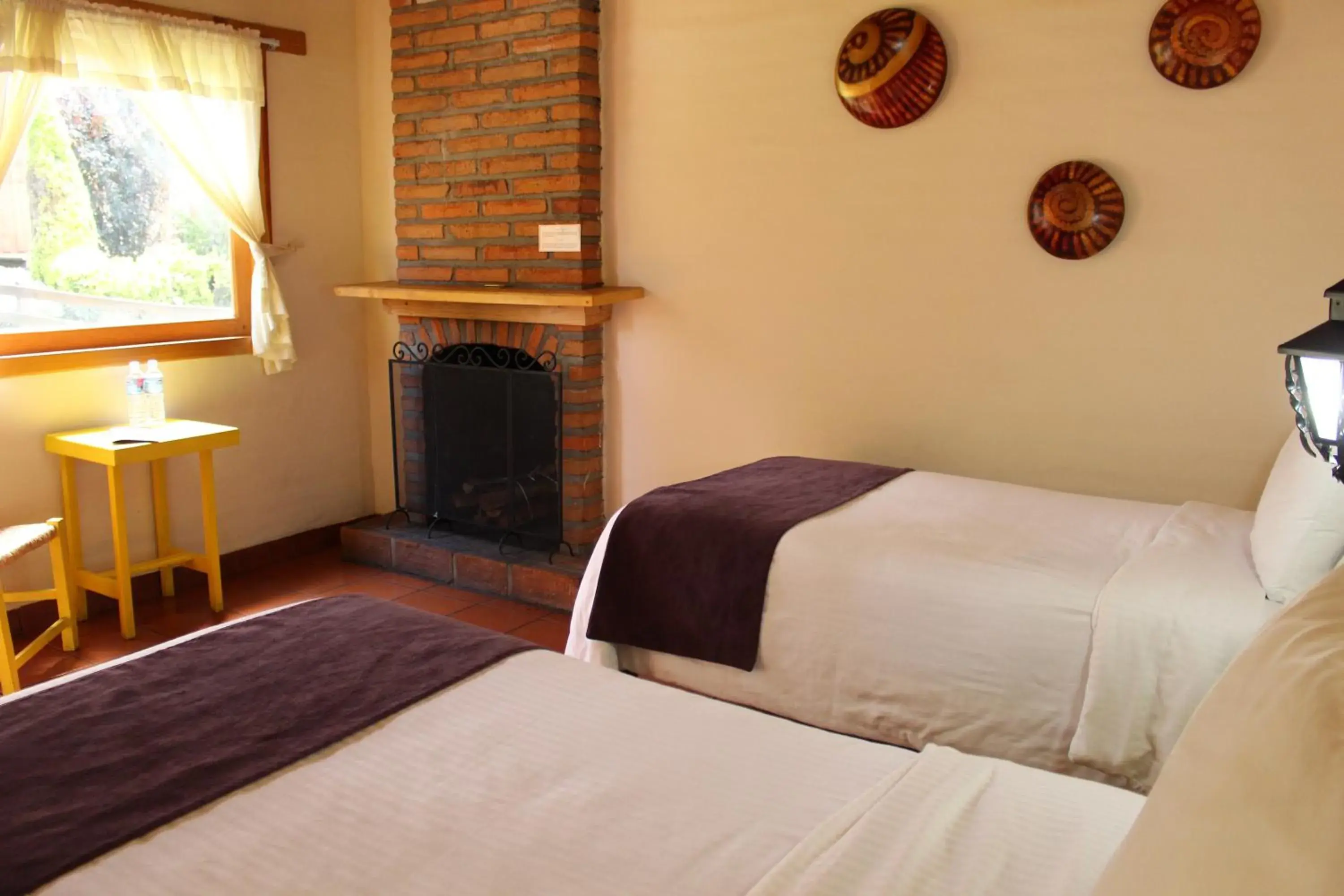 Bed in Cabañas Sierra Mazamitla Bed in Cabañas Sierra Mazamitla