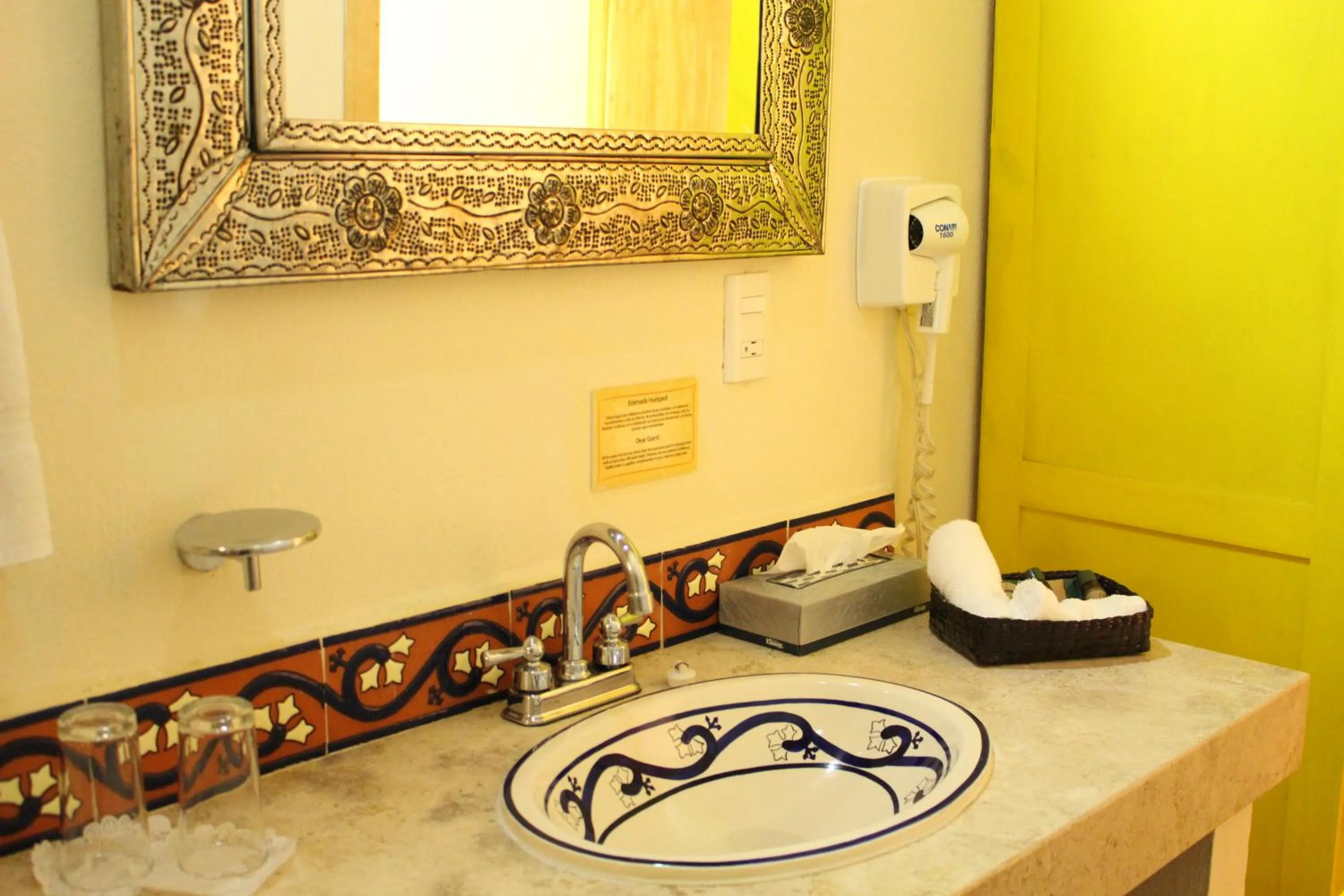 Bathroom in Cabañas Sierra Mazamitla