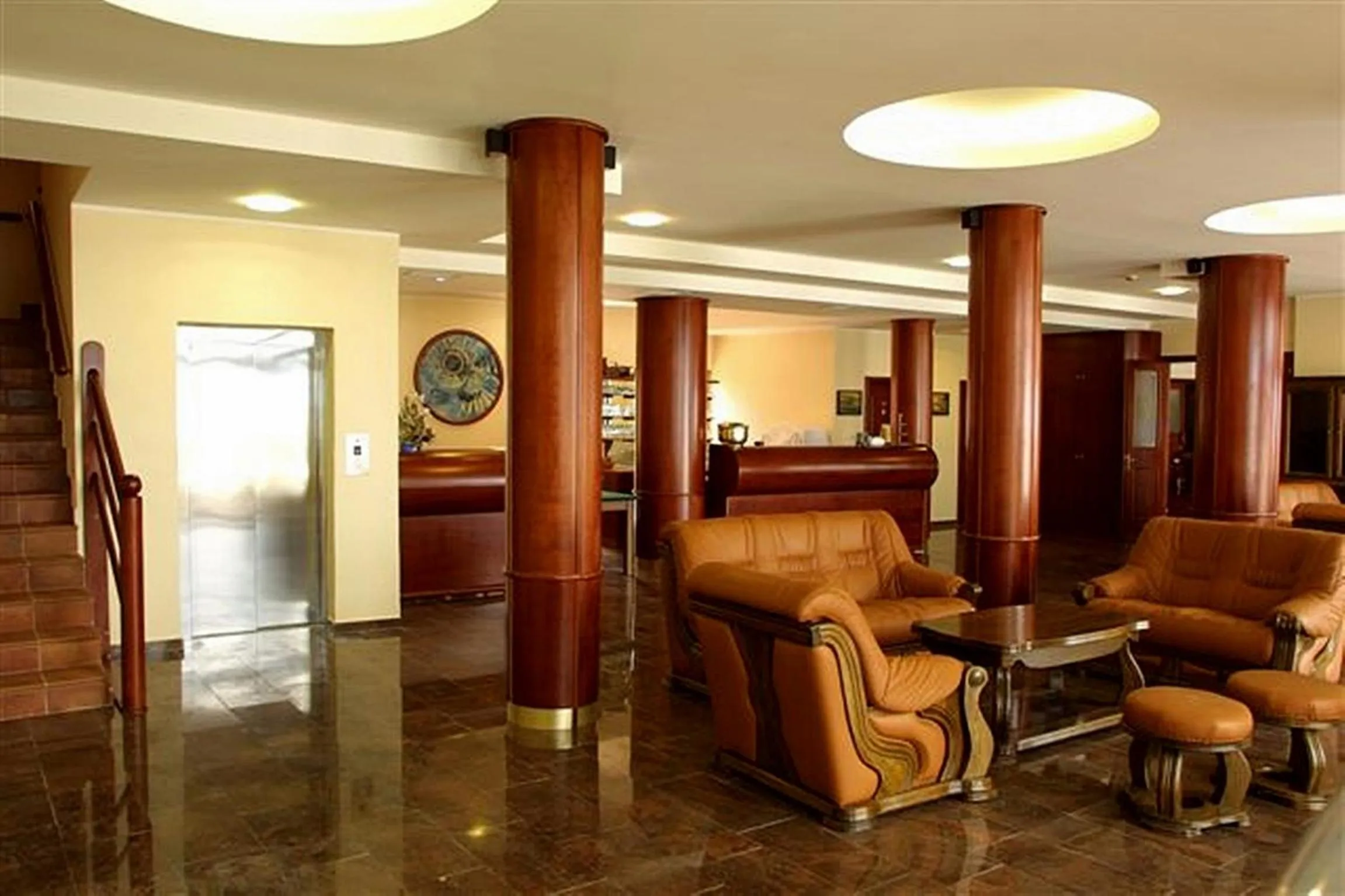 Lobby or reception in Hotel Miramare