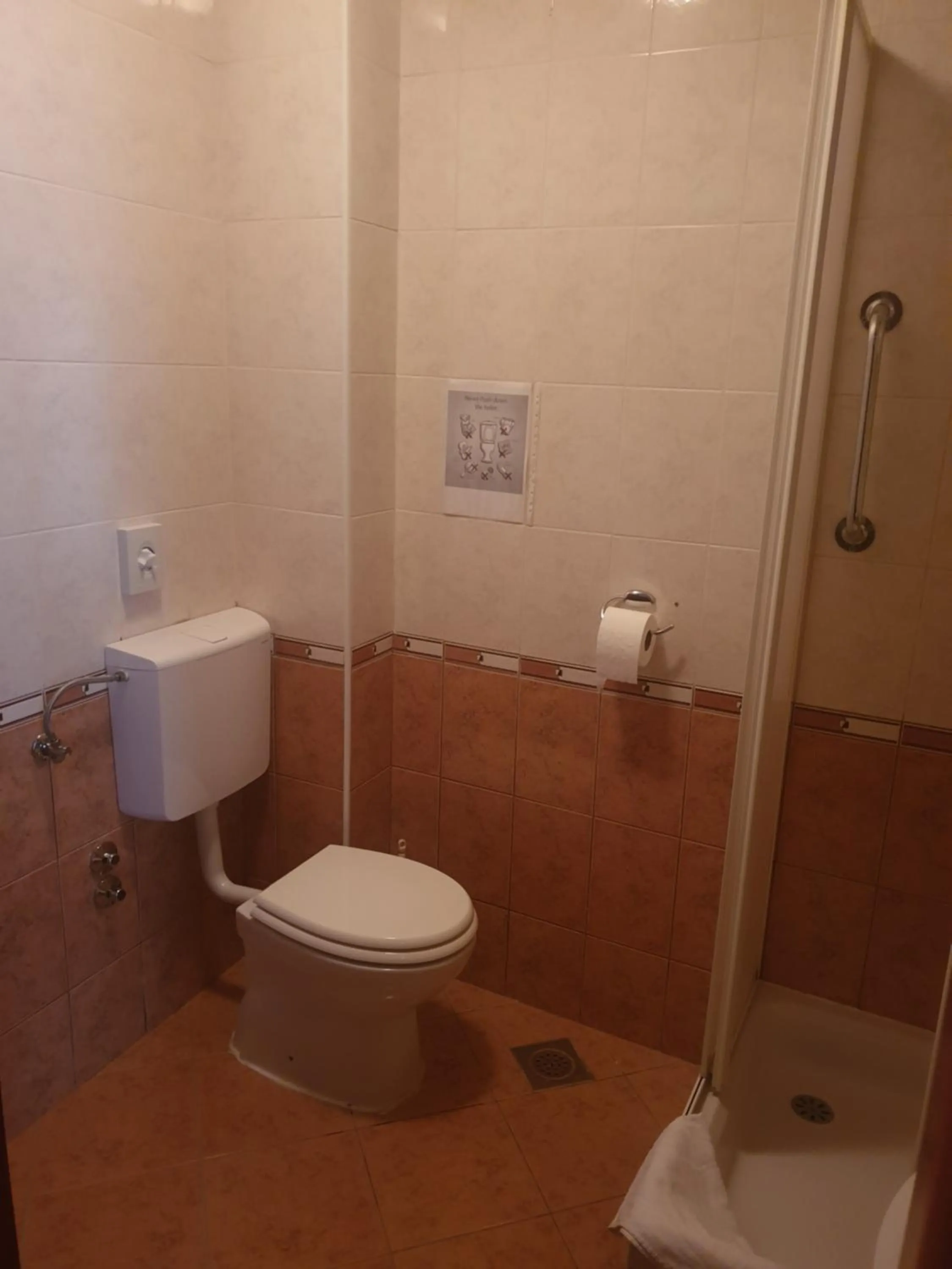 Toilet in Hotel Miramare