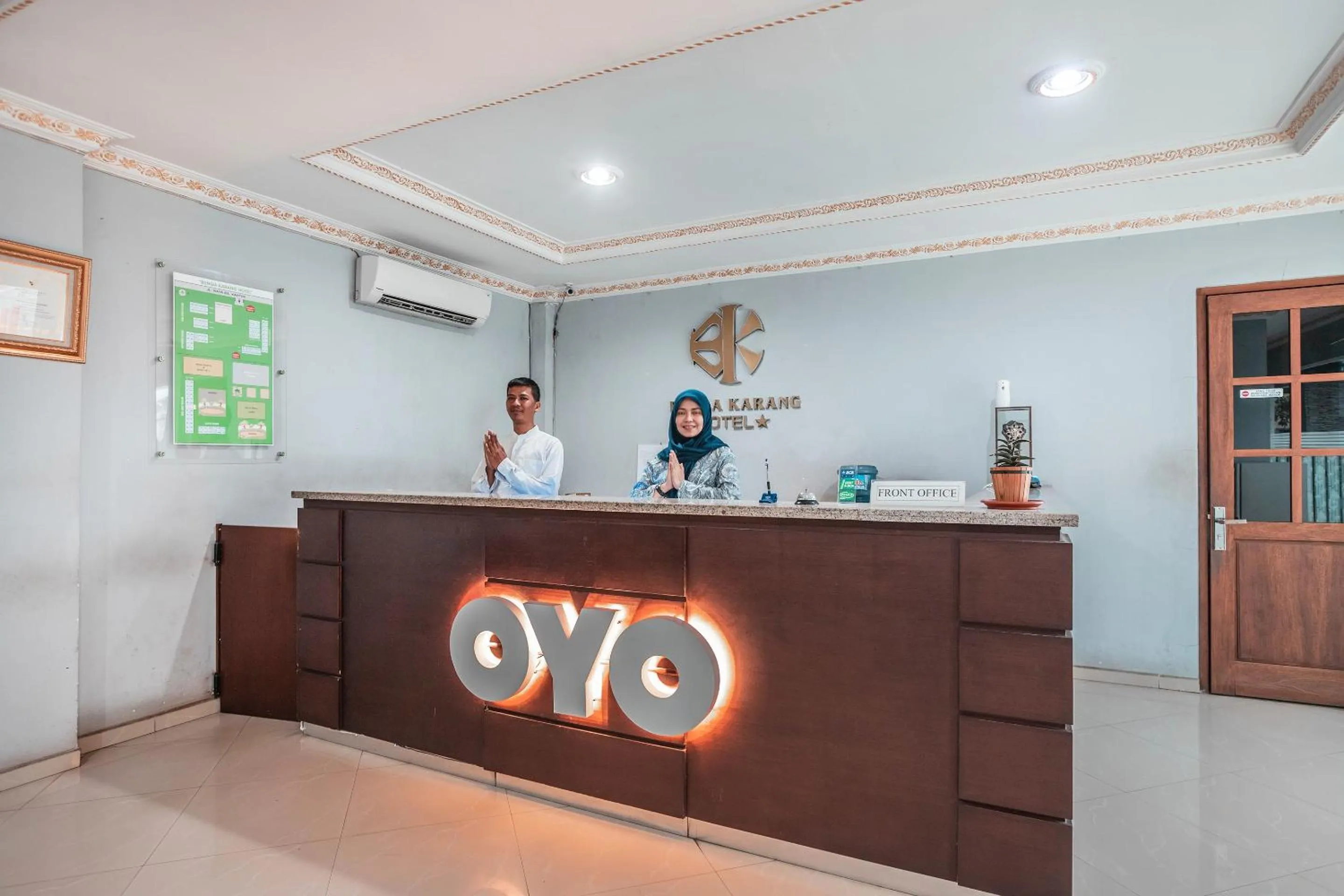 Lobby or reception in Hotel O Bunga Karang Hotel
