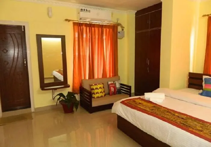 Bed in Madhumita Homestay