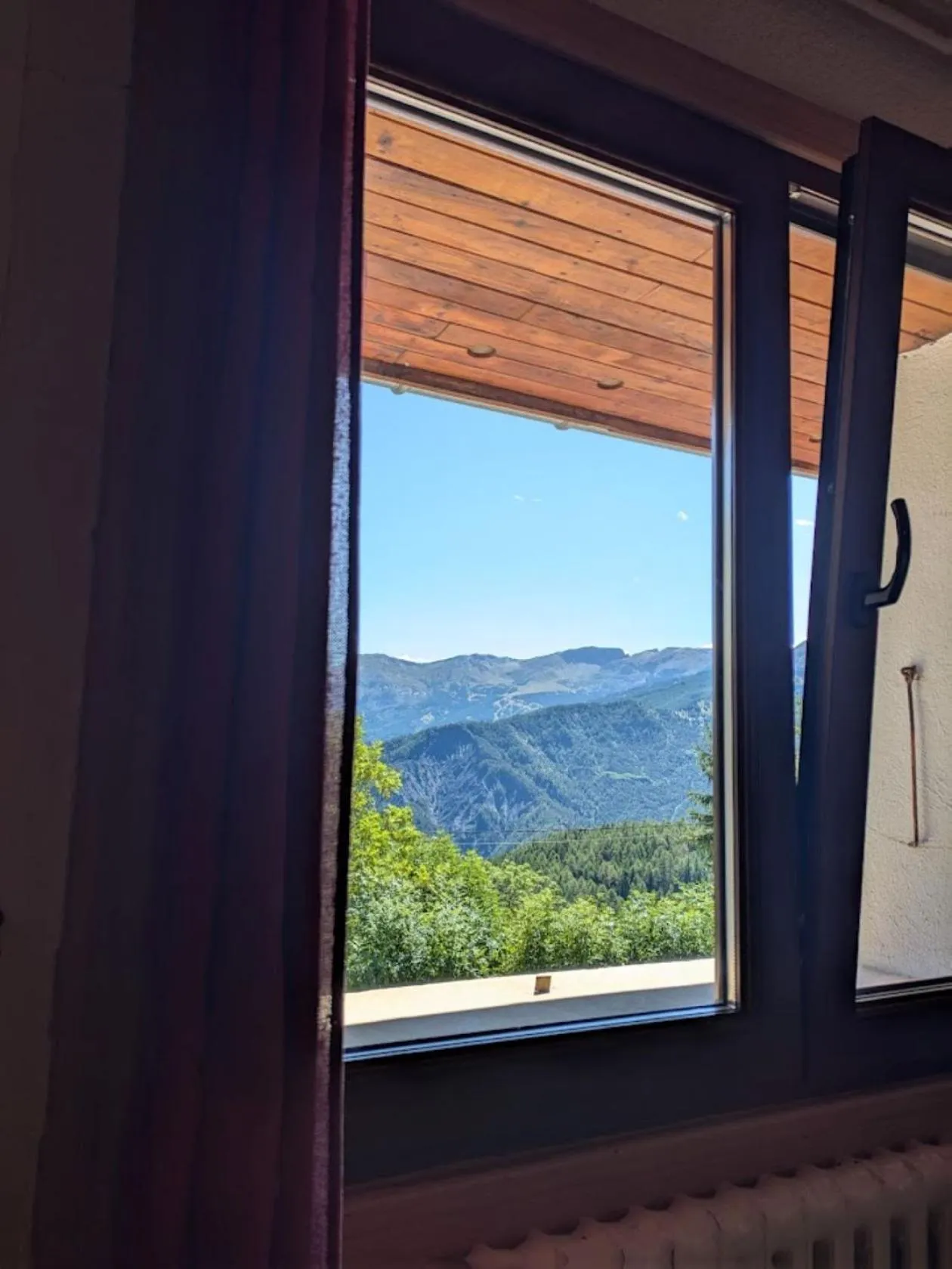 View (from property/room) in Auberge de Pra-Loup