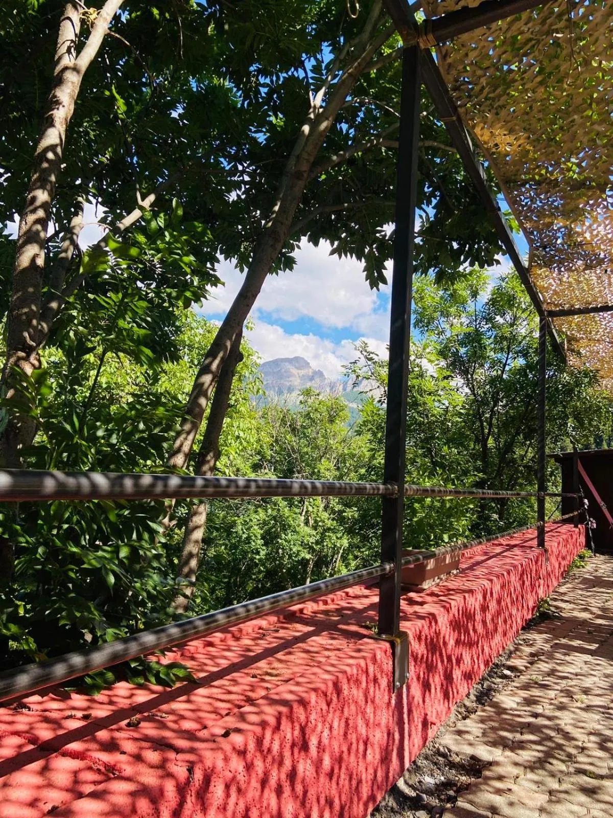 Patio in Auberge de Pra-Loup