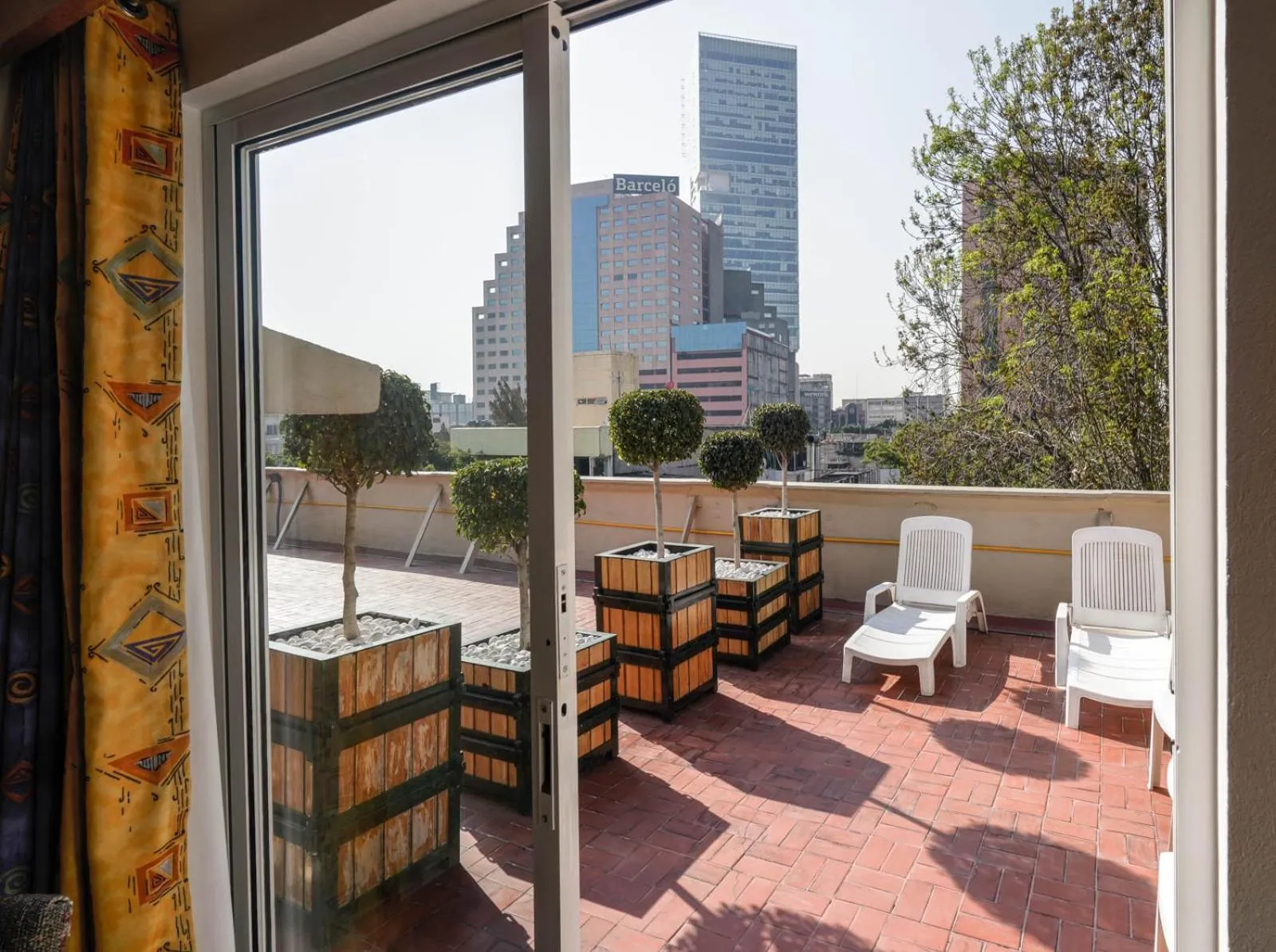 Balcony/Terrace in Hotel New York Ciudad de Mexico