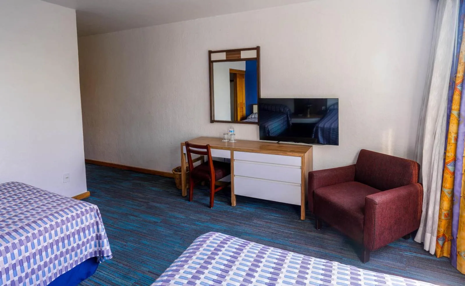 TV and multimedia, Bed in Hotel New York Ciudad de Mexico