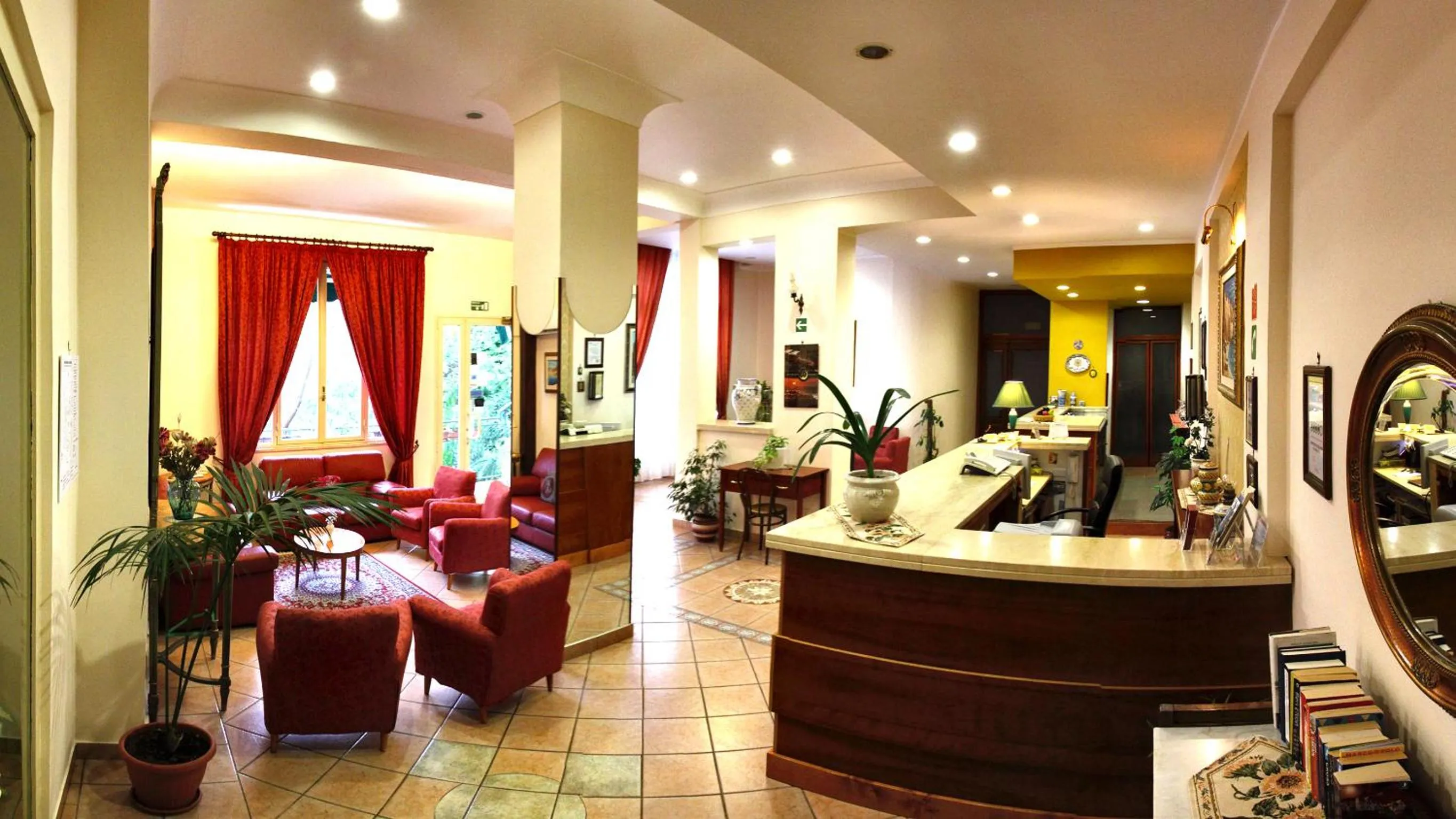 Lobby or reception in Hotel Mediterraneo
