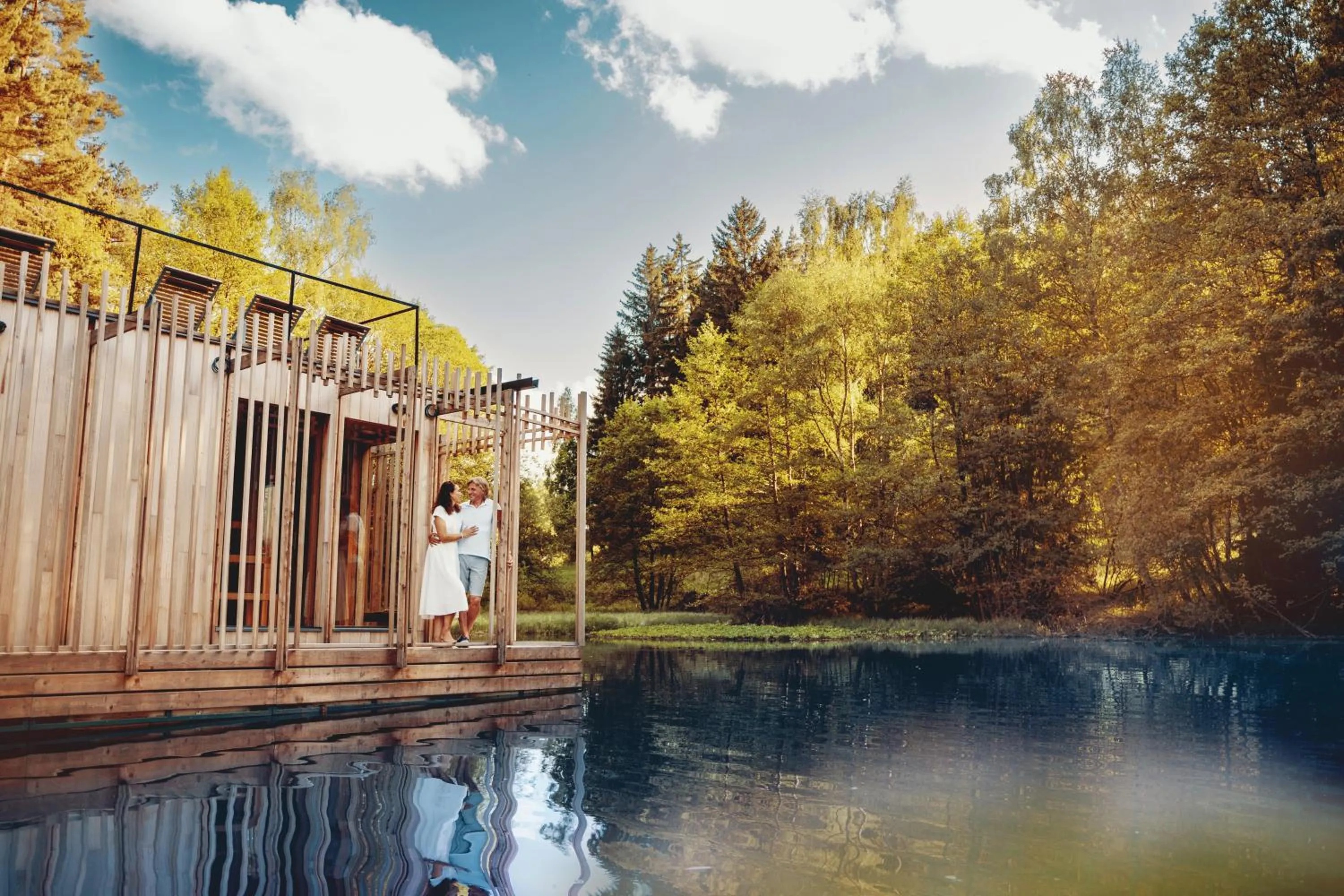 Sauna in Hotel Kouty