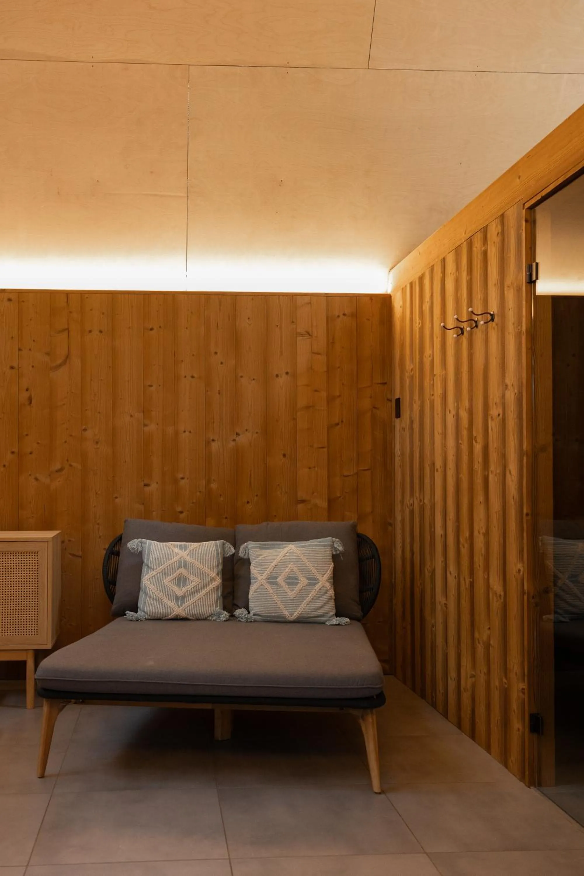 Sauna in Hotel Kouty