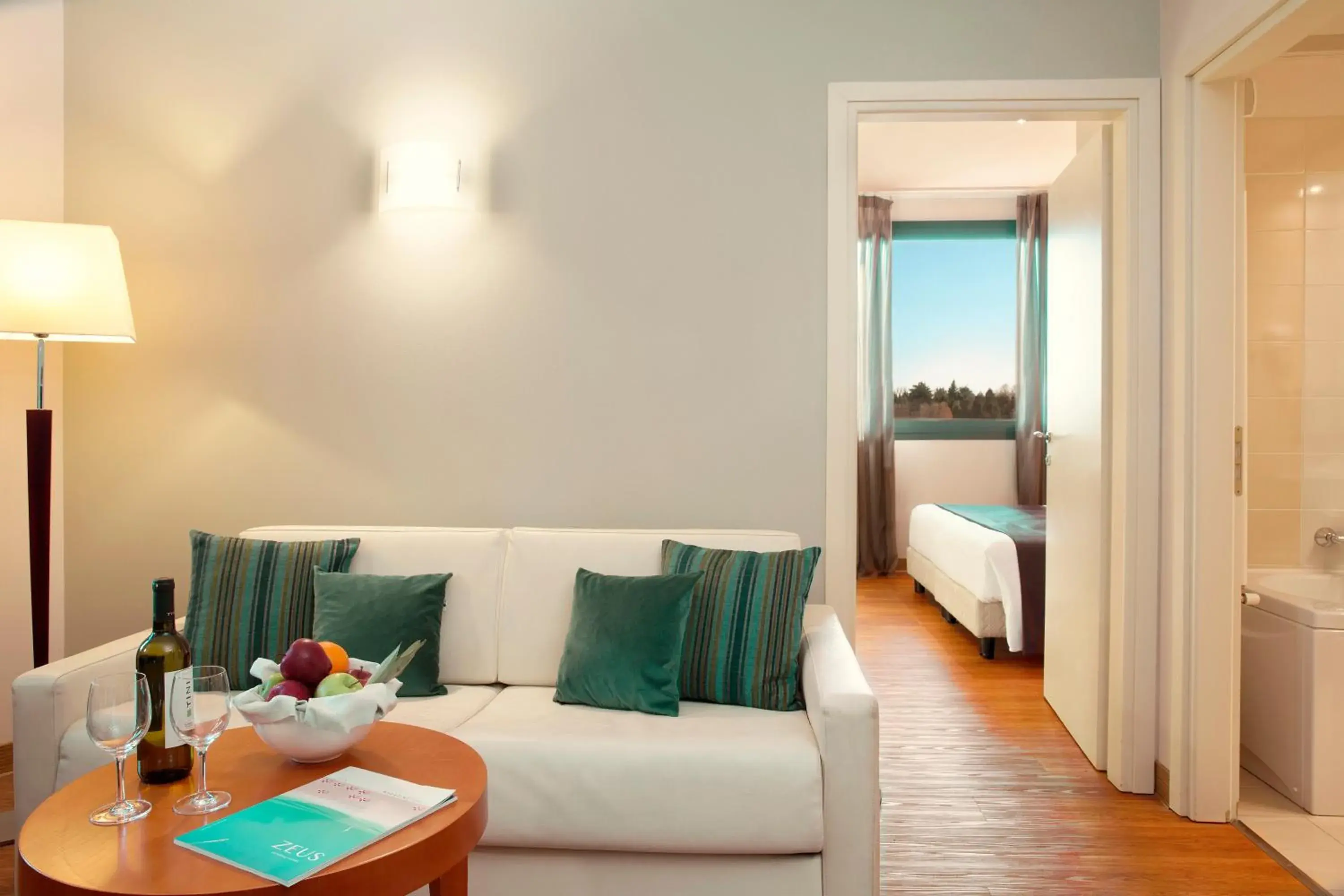 Bed in Zeus Essence Dolce by Wyndham Milan Malpensa Bed in Zeus Essence Dolce by Wyndham Milan Malpensa