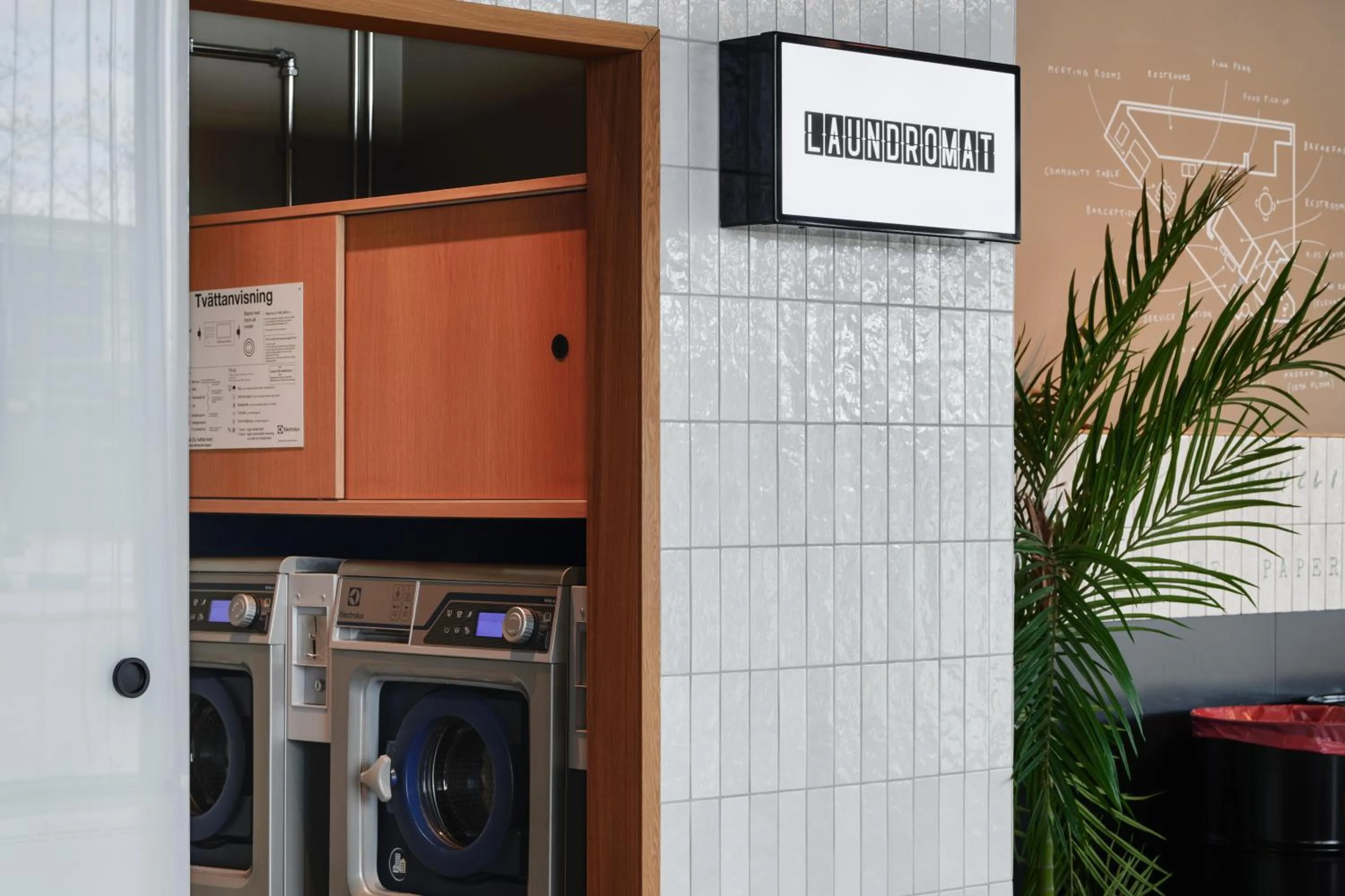 washing machine in Comfort Hotel Arlanda Airport Terminal