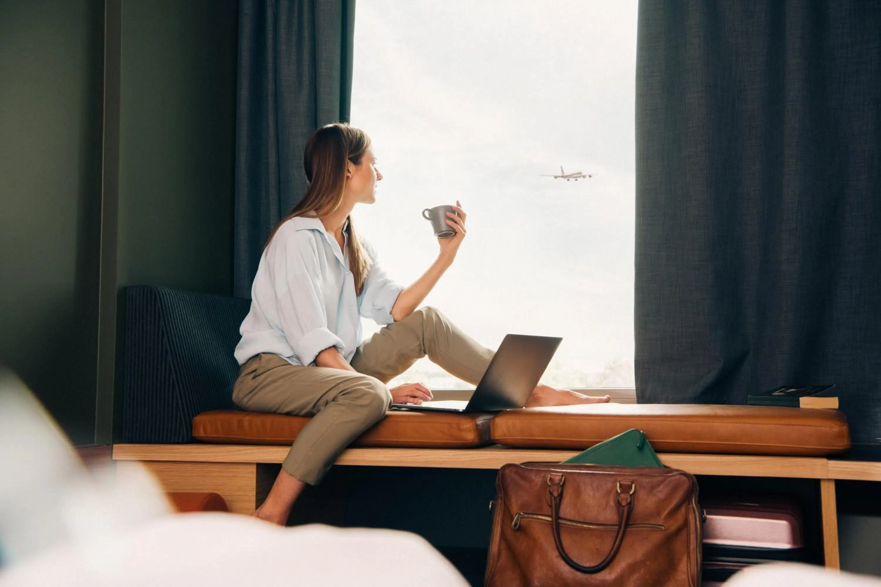 People in Comfort Hotel Arlanda Airport Terminal