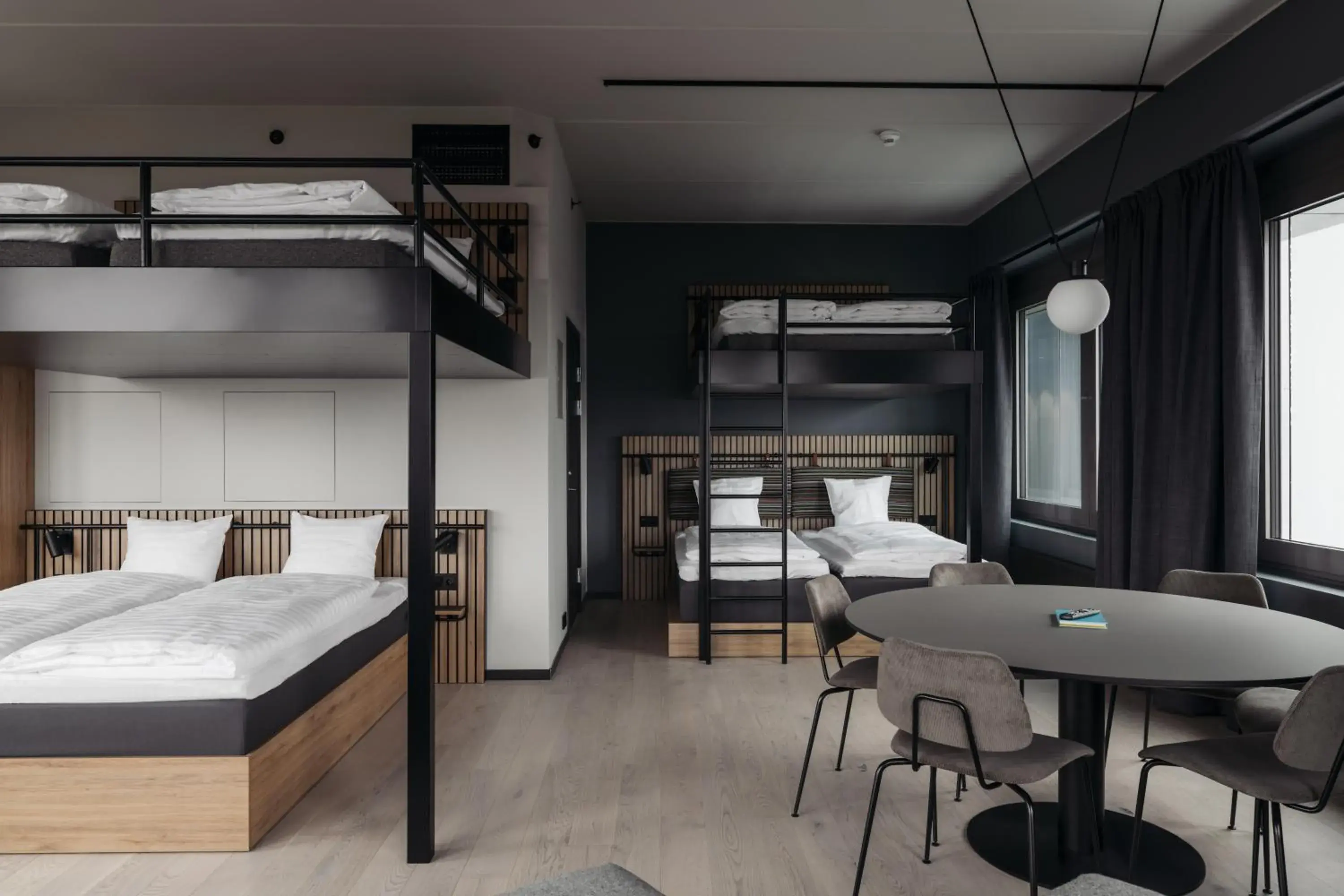 Dining area, Bed in Comfort Hotel Arlanda Airport Terminal Dining area, Bed in Comfort Hotel Arlanda Airport Terminal