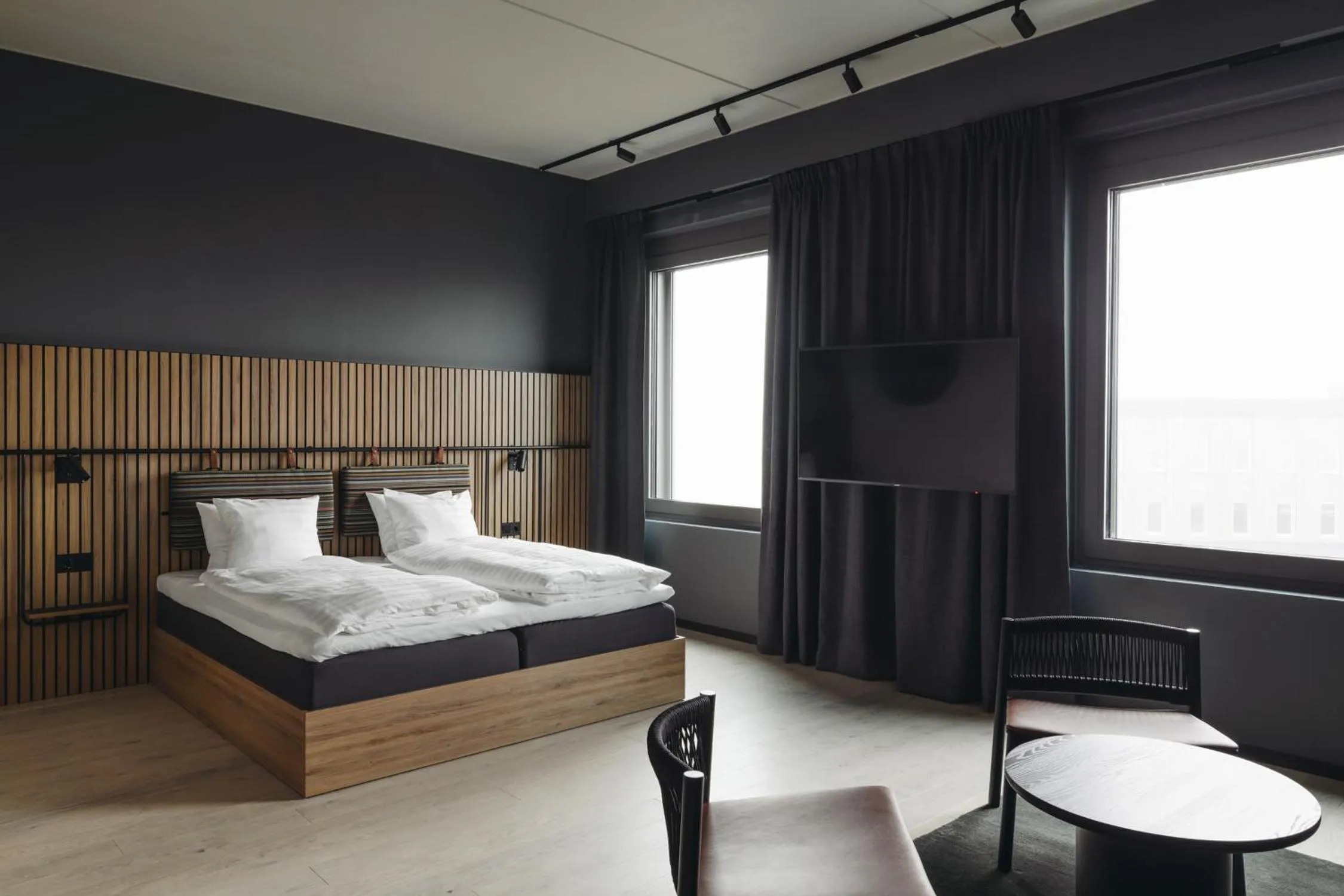 Bed in Comfort Hotel Arlanda Airport Terminal