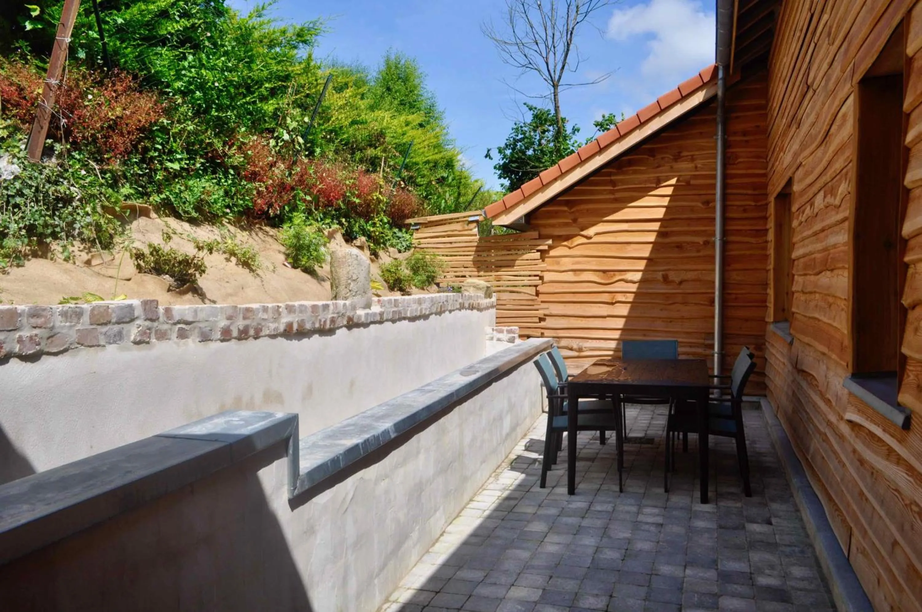 Patio in Les Bobos à la ferme