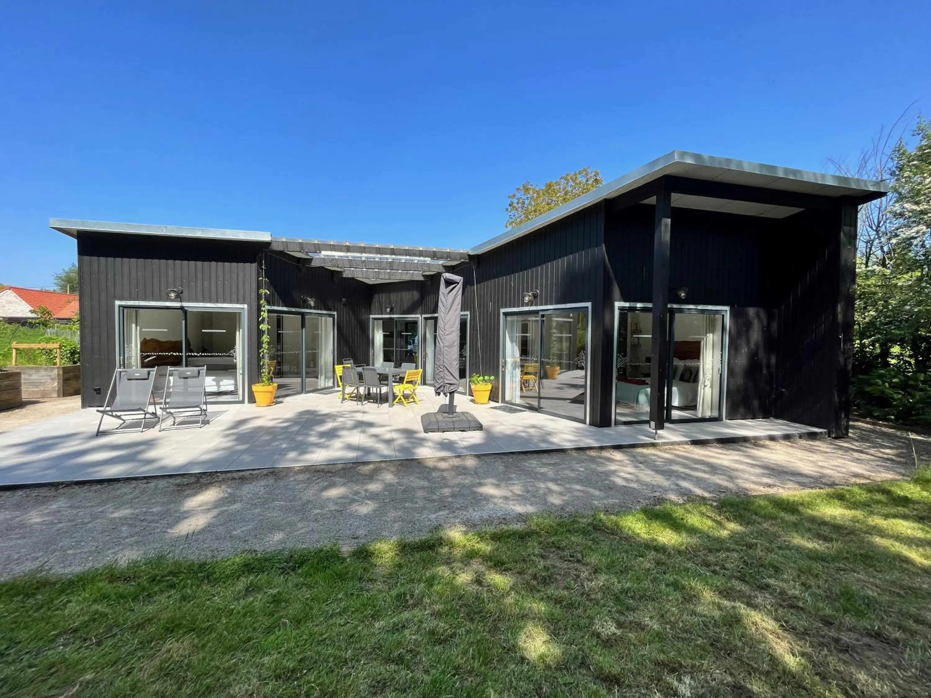 Patio in Les Bobos à la ferme
