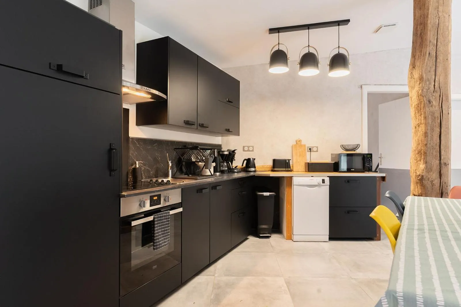 Kitchen or kitchenette in Les Bobos à la ferme
