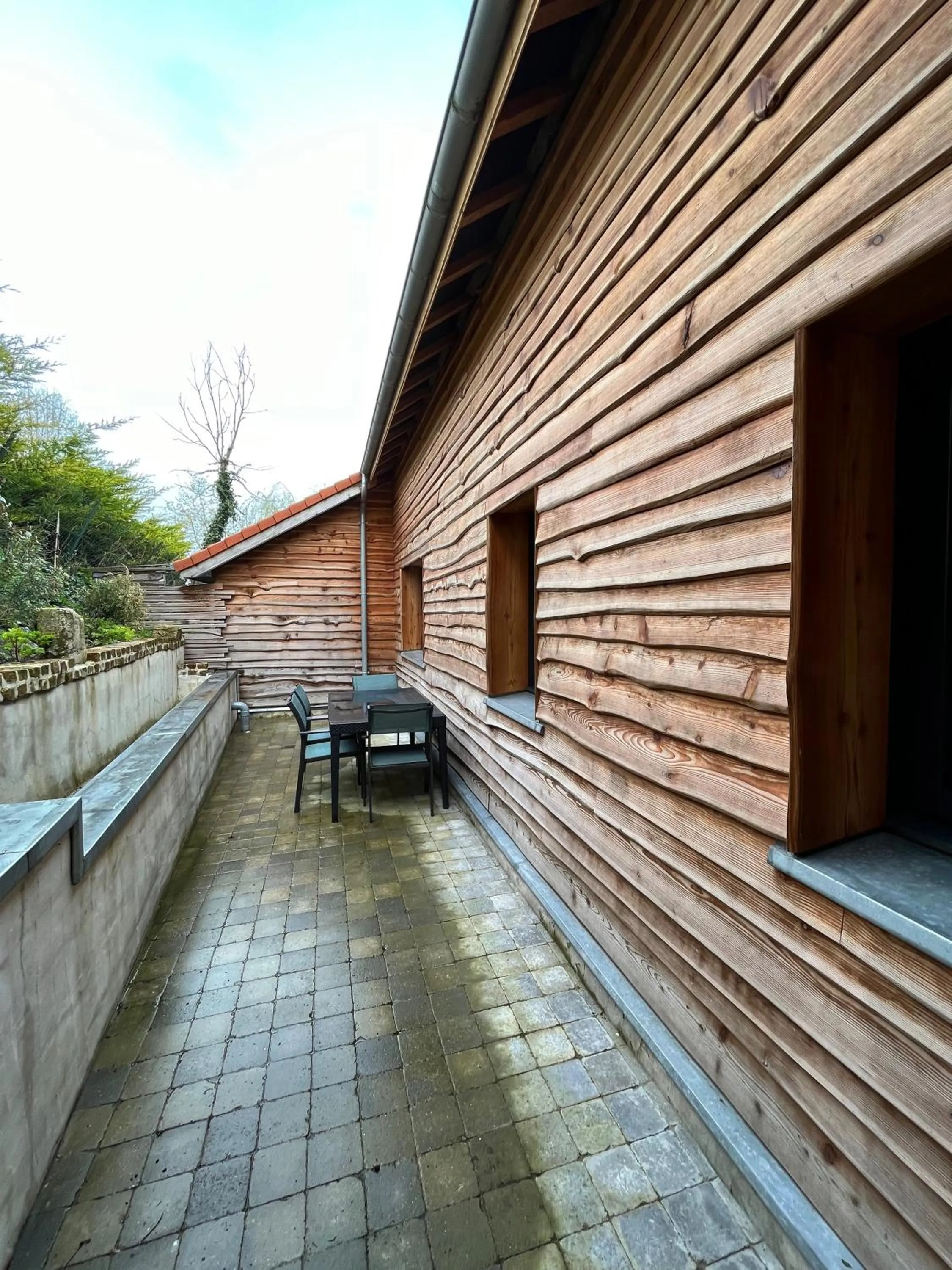 Patio in Les Bobos à la ferme