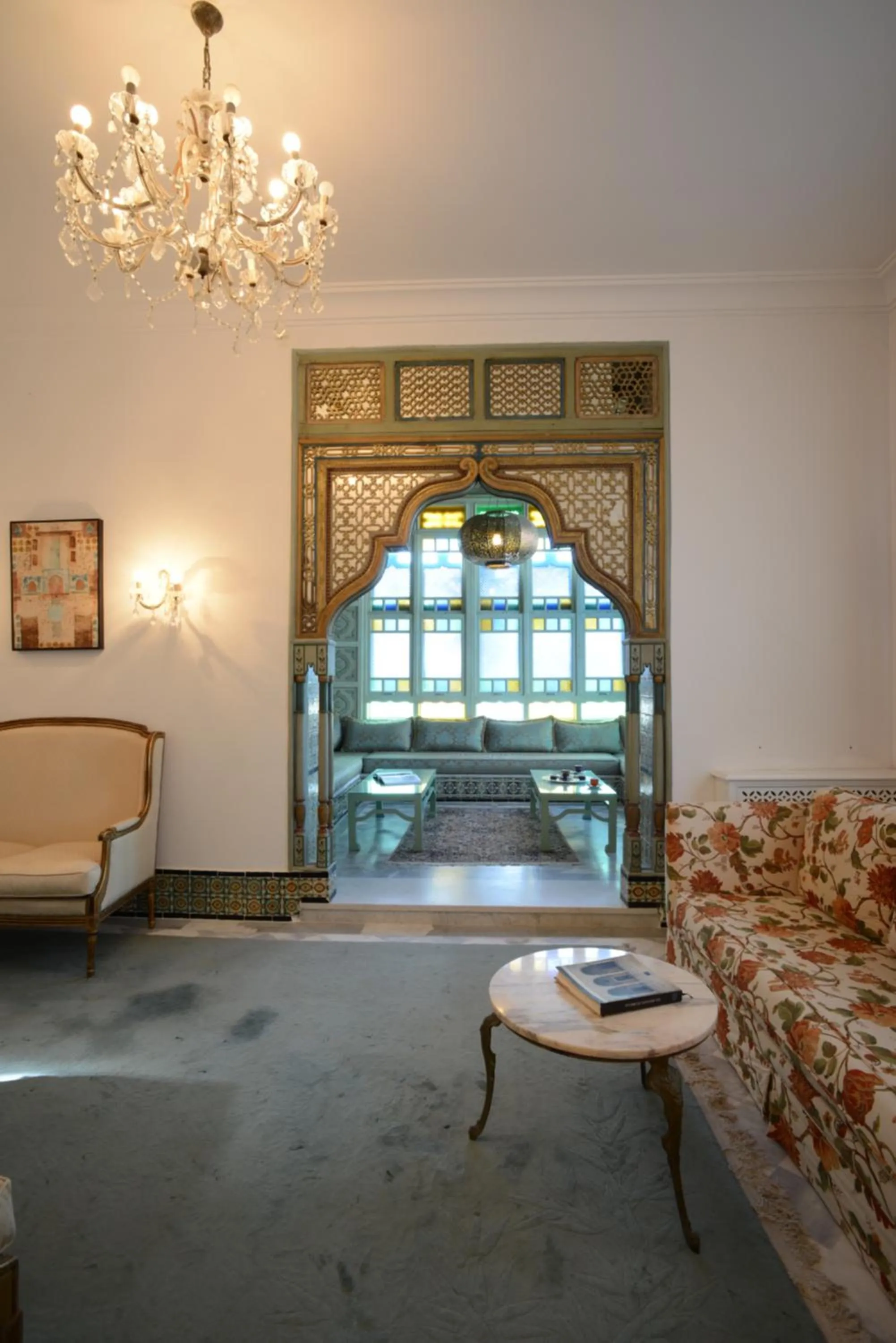 Living room in Dar Marsa Cubes