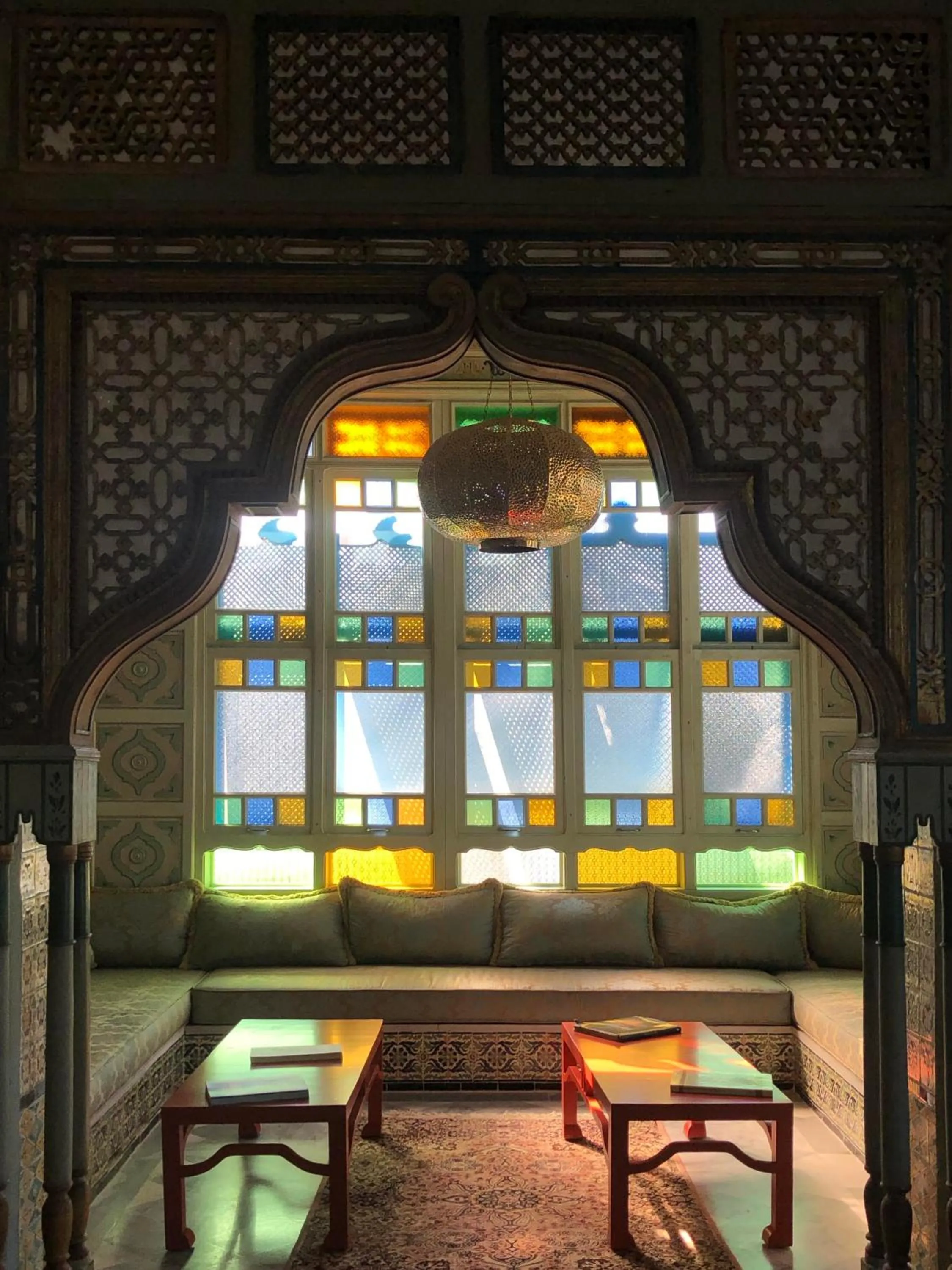 Living room in Dar Marsa Cubes