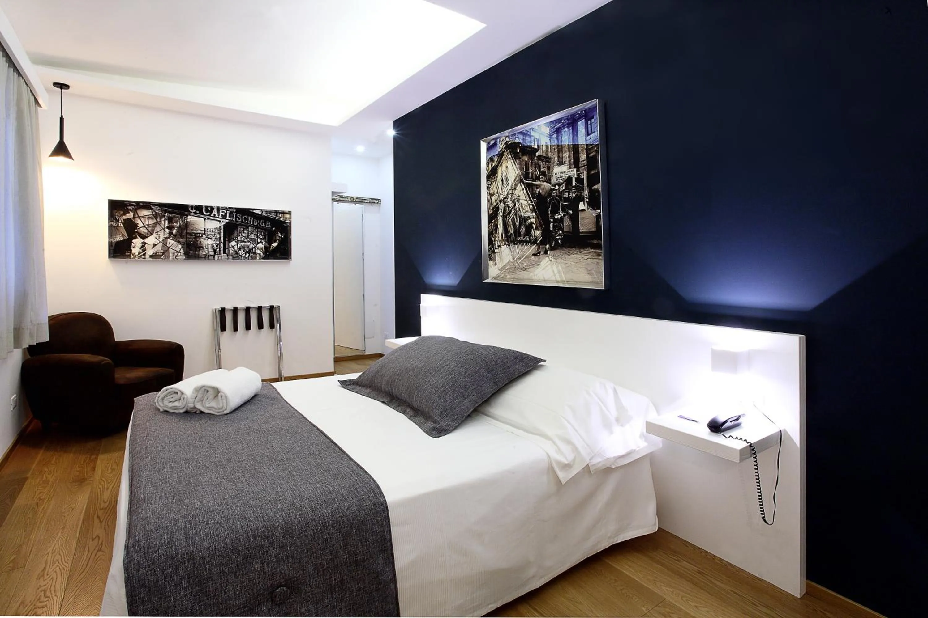 Bed in Quintocanto Hotel & Spa