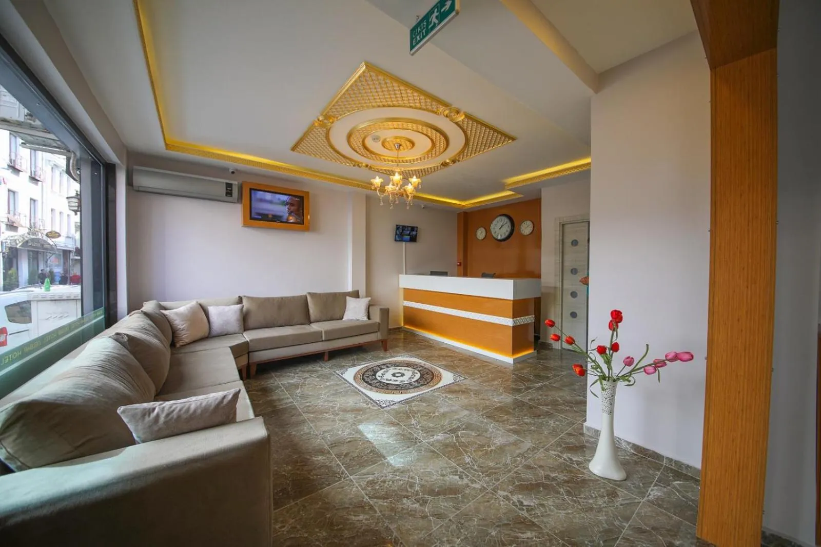 Lobby or reception in DELBAB HOTEL