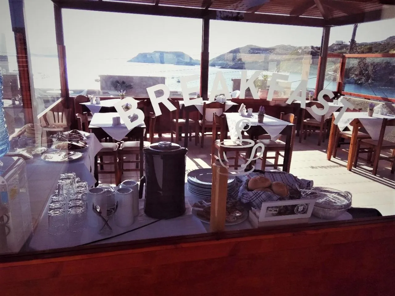 Buffet breakfast in Thania Seaside Smotel - Adults Only