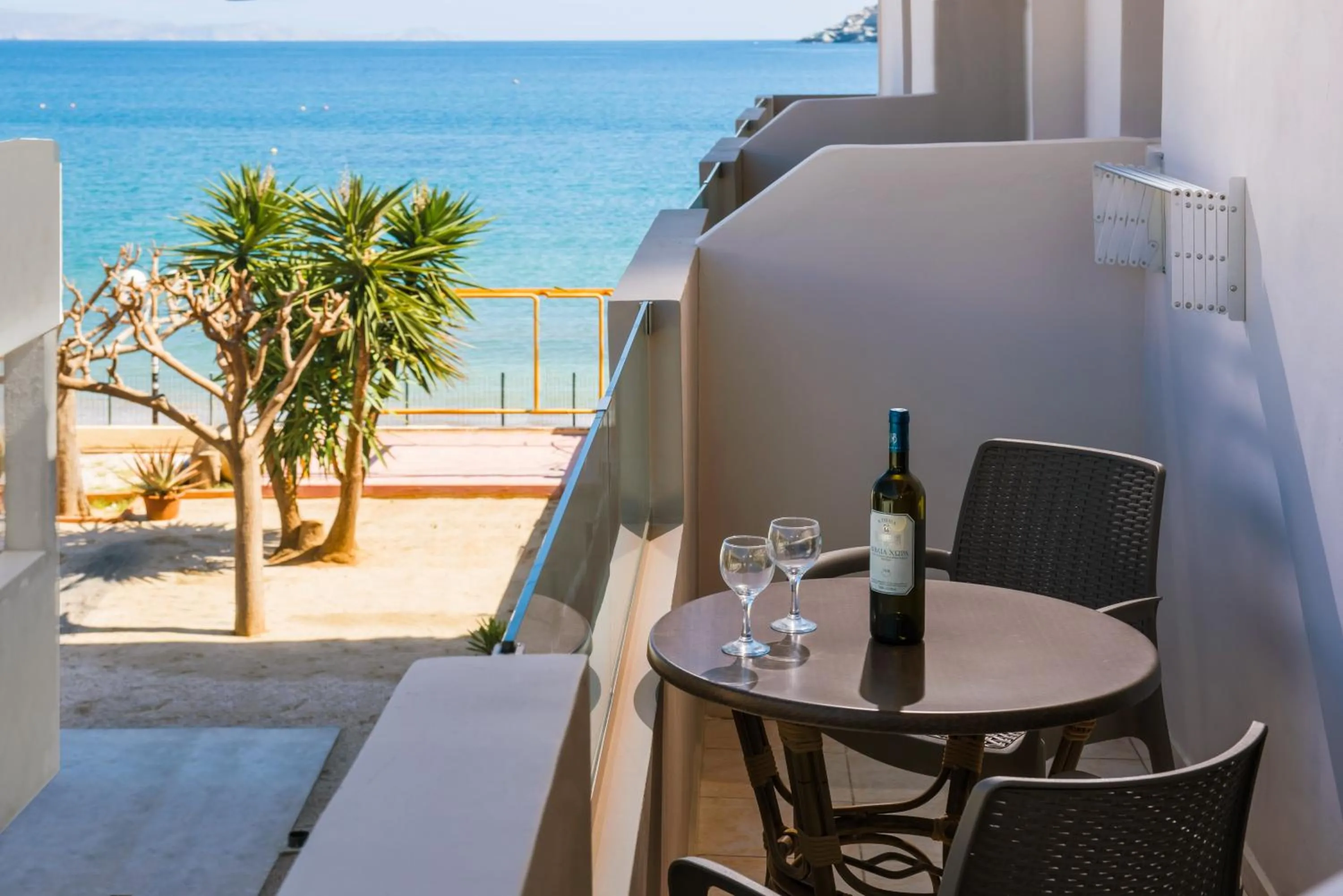 Balcony/Terrace in Thania Seaside Smotel - Adults Only