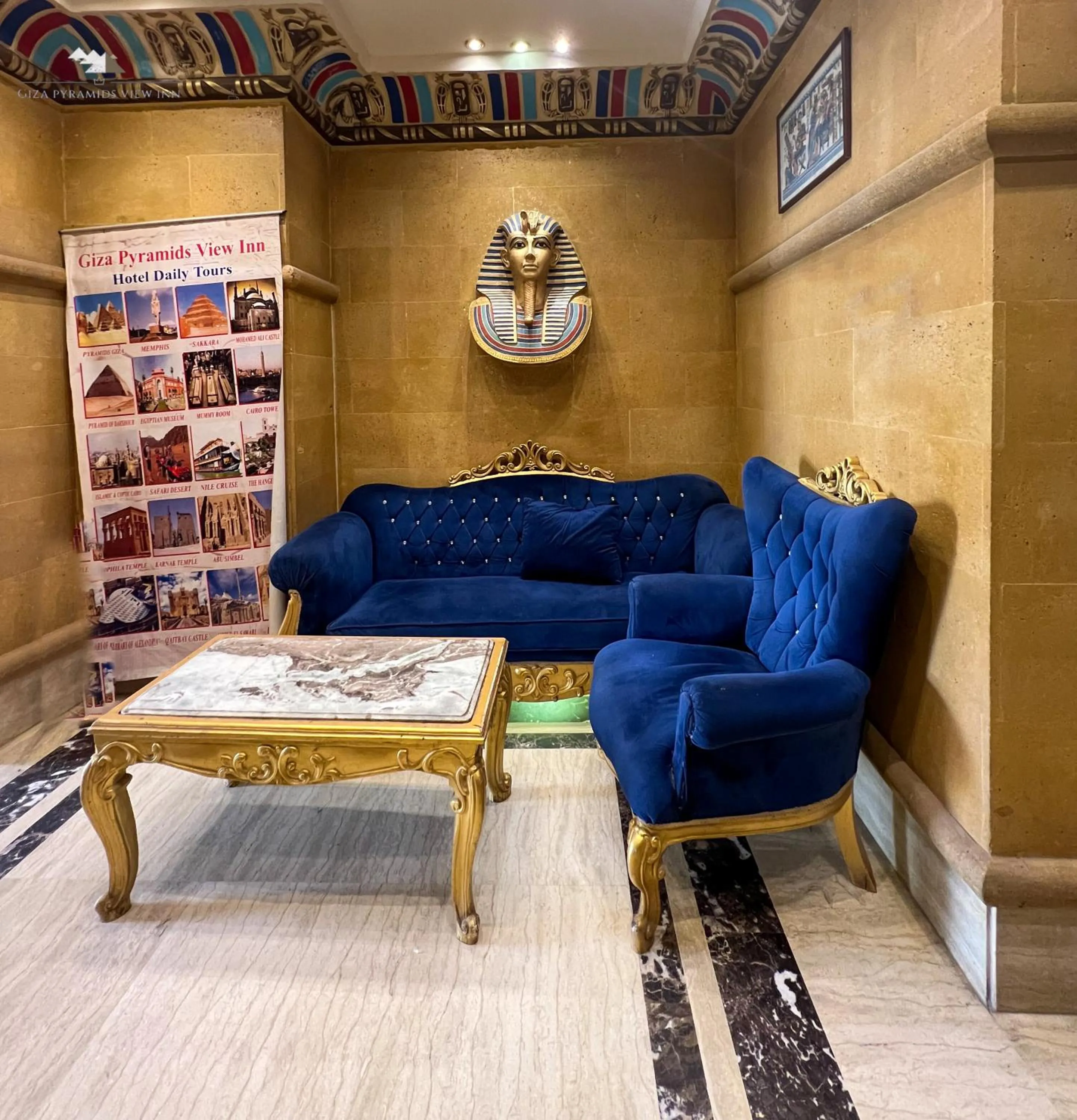 Lobby or reception in Giza Pyramids View Inn