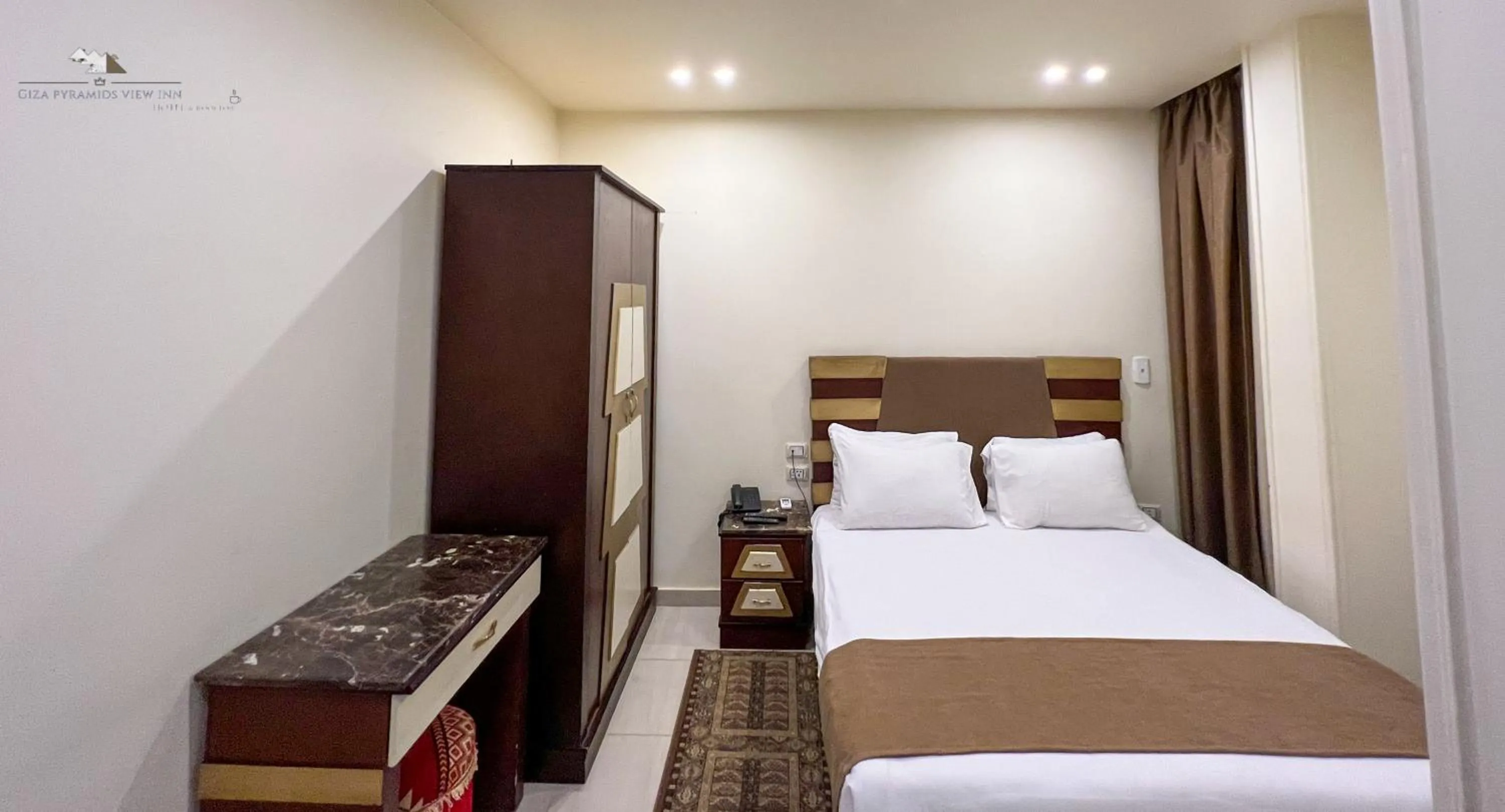 Bedroom, Bed in Giza Pyramids View Inn