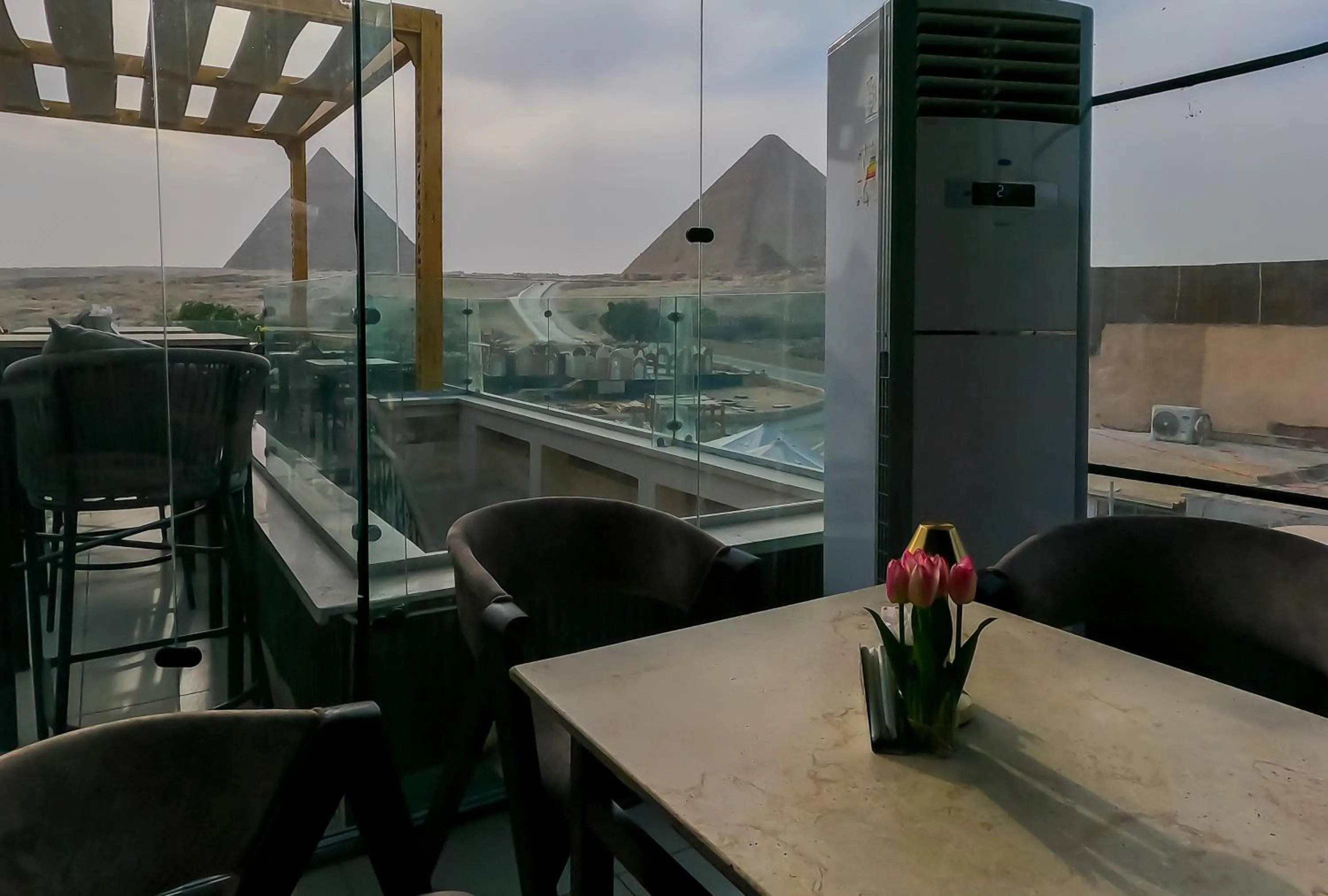 Patio in Giza Pyramids View Inn