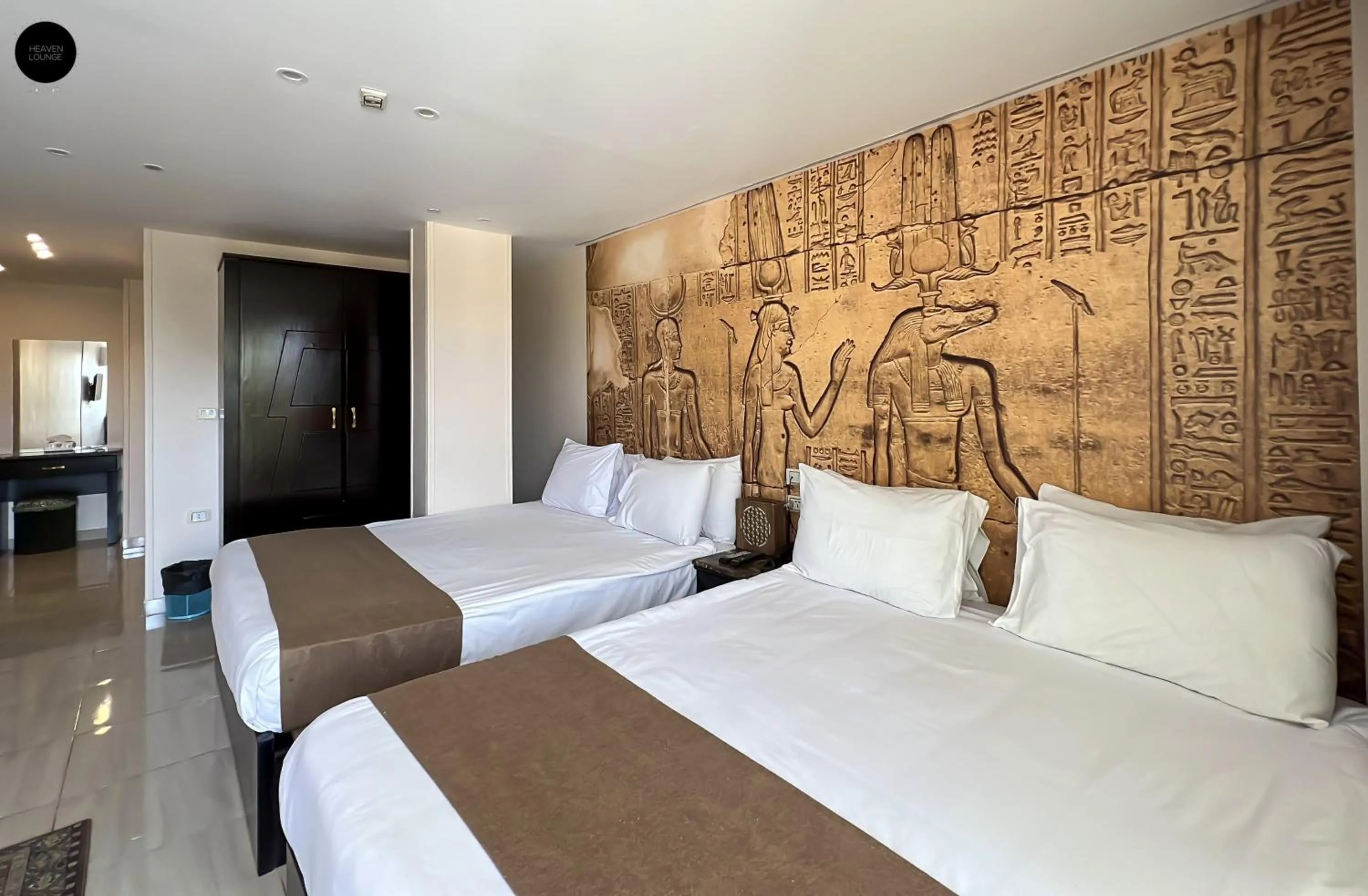 Bed in Giza Pyramids View Inn