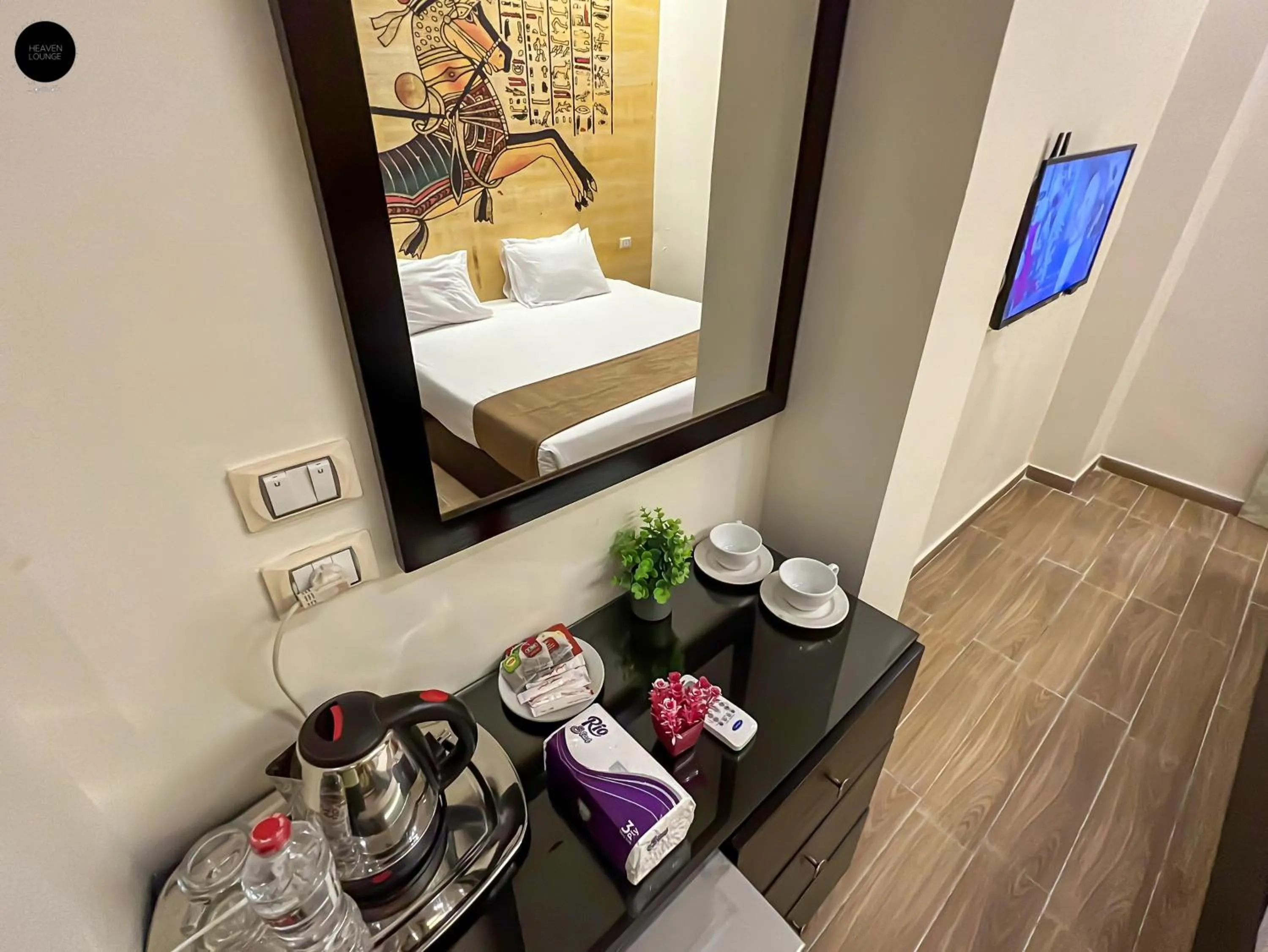 Bed in Giza Pyramids View Inn