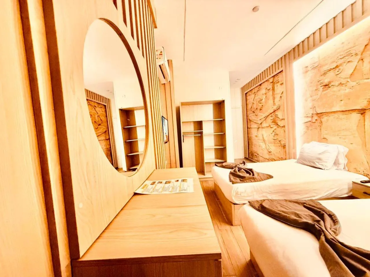 Bed in Giza Pyramids View Inn