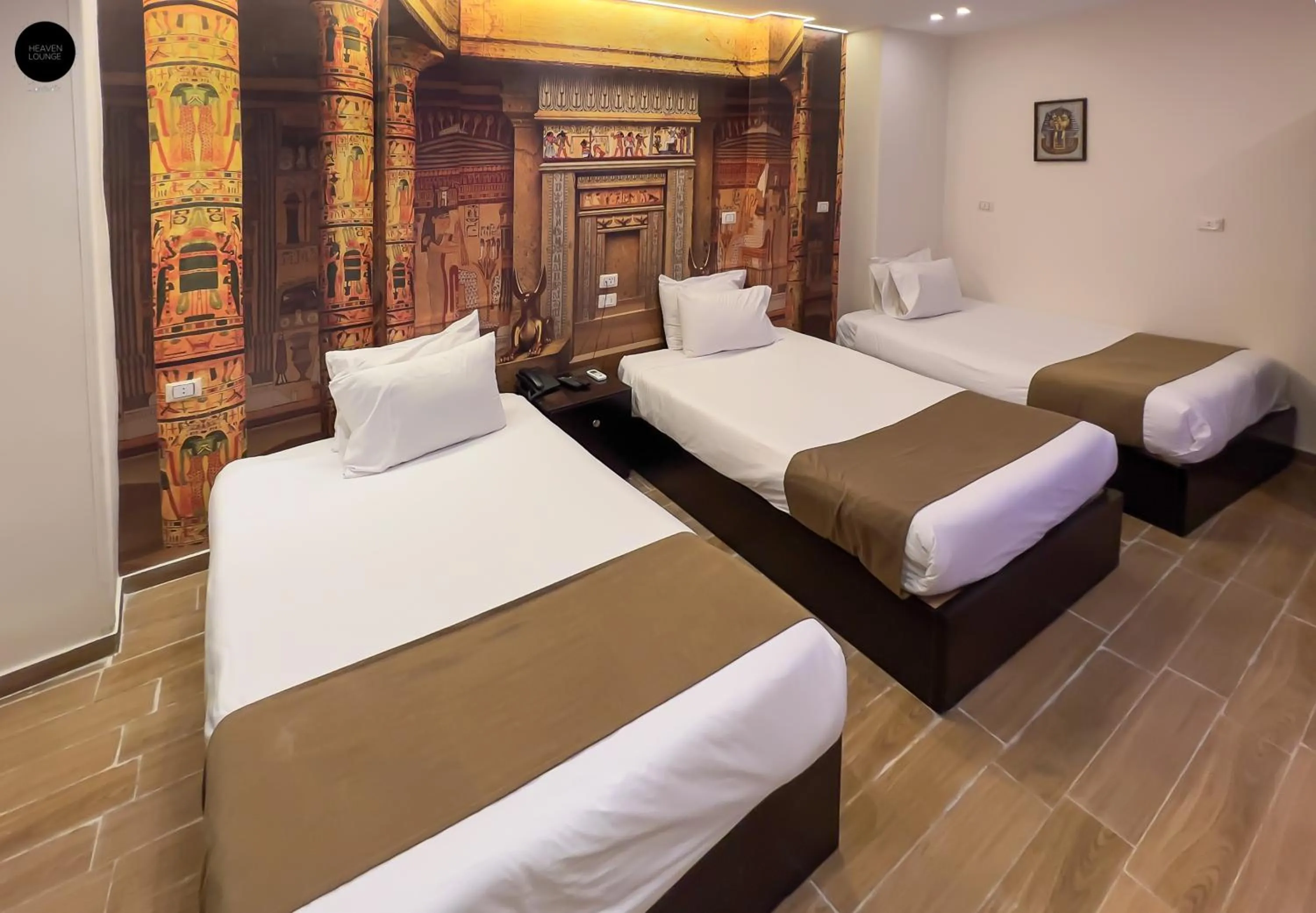 Bed in Giza Pyramids View Inn