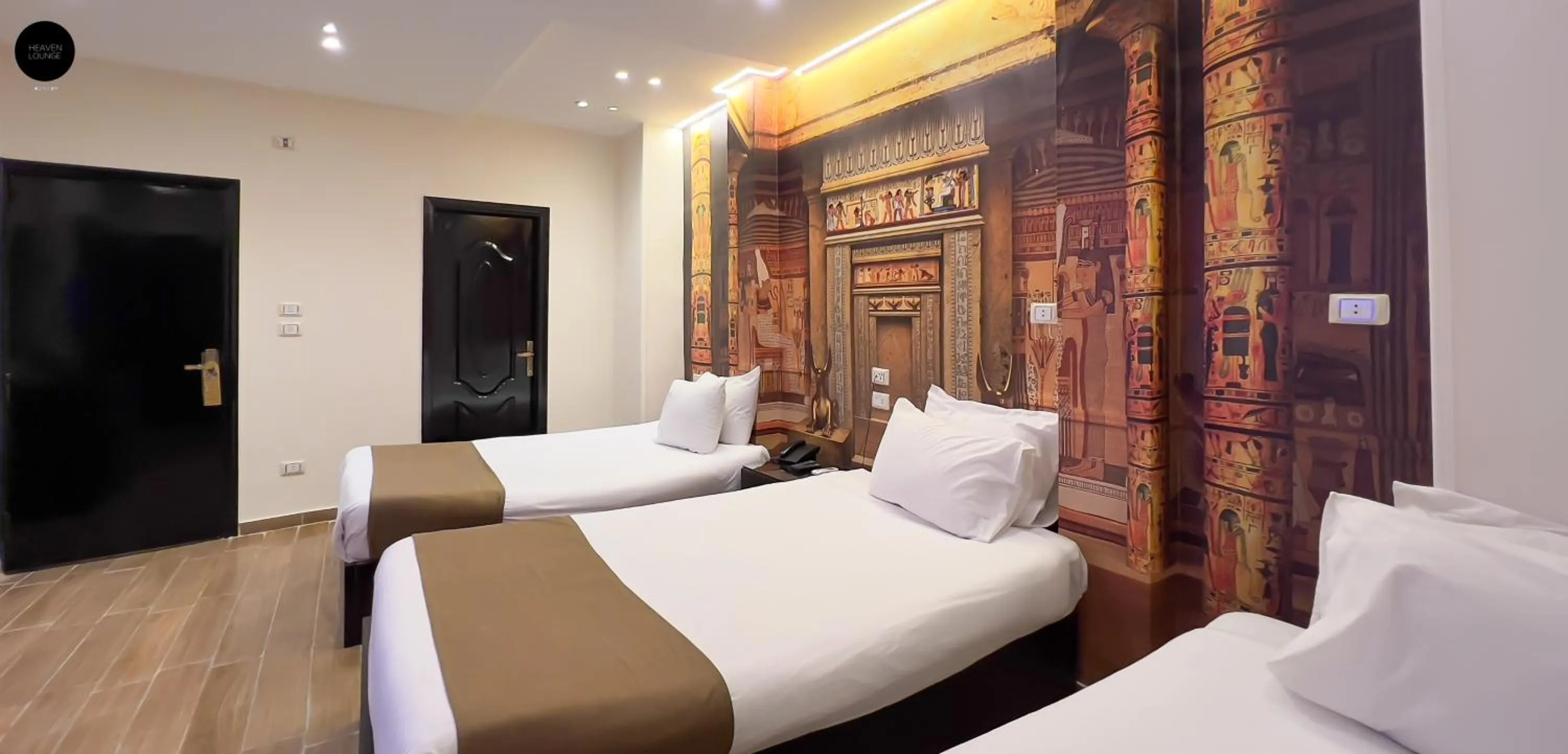 Bed in Giza Pyramids View Inn