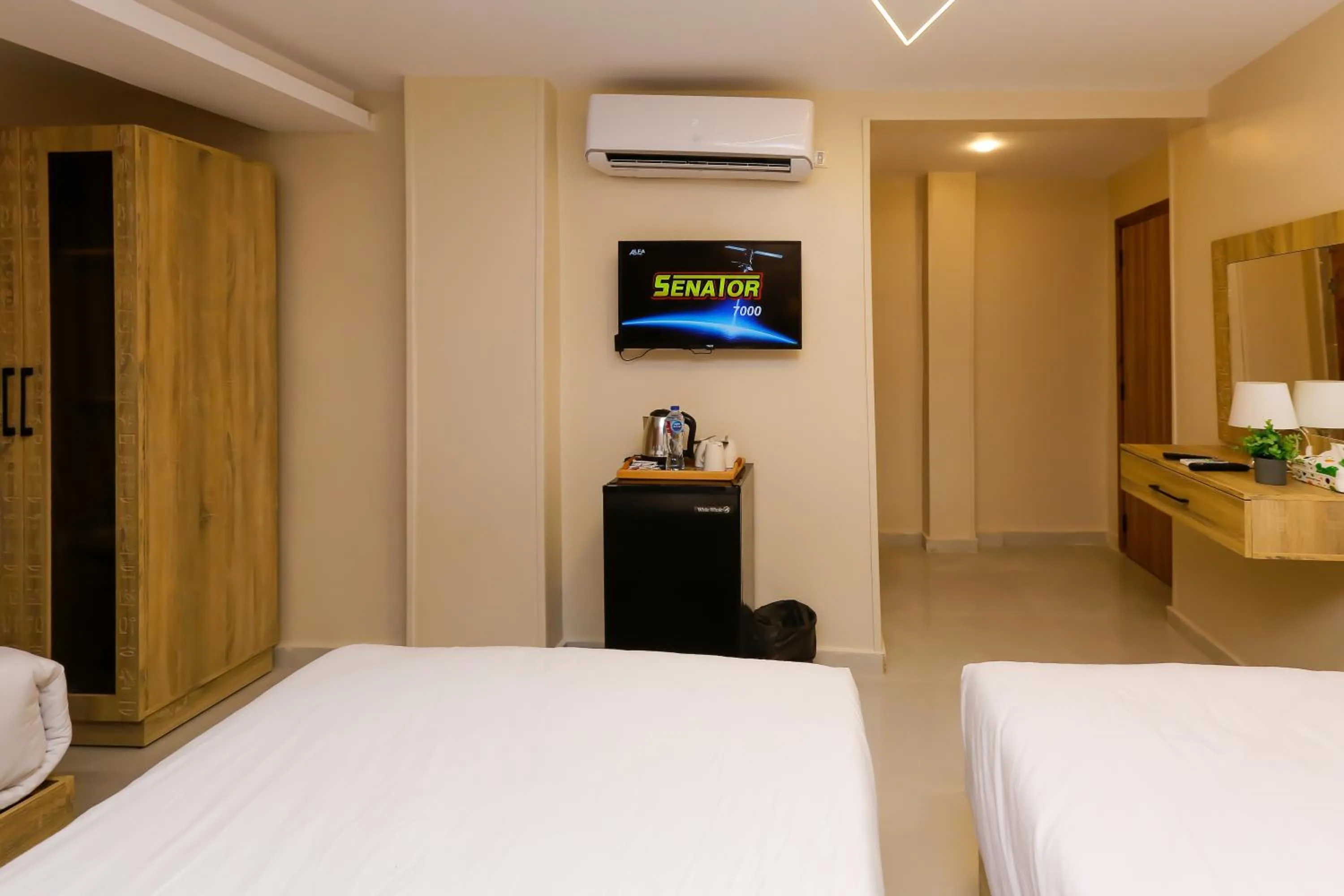 Bedroom, Bed in Giza Pyramids View Inn