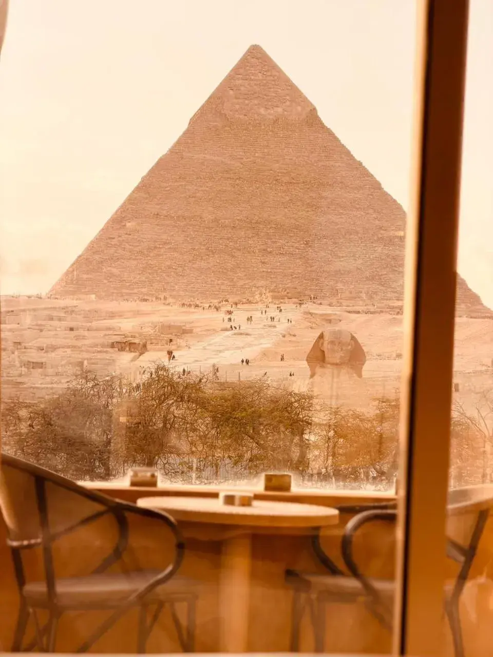 Twin Room with Balcony in Giza Pyramids View Inn Twin Room with Balcony in Giza Pyramids View Inn