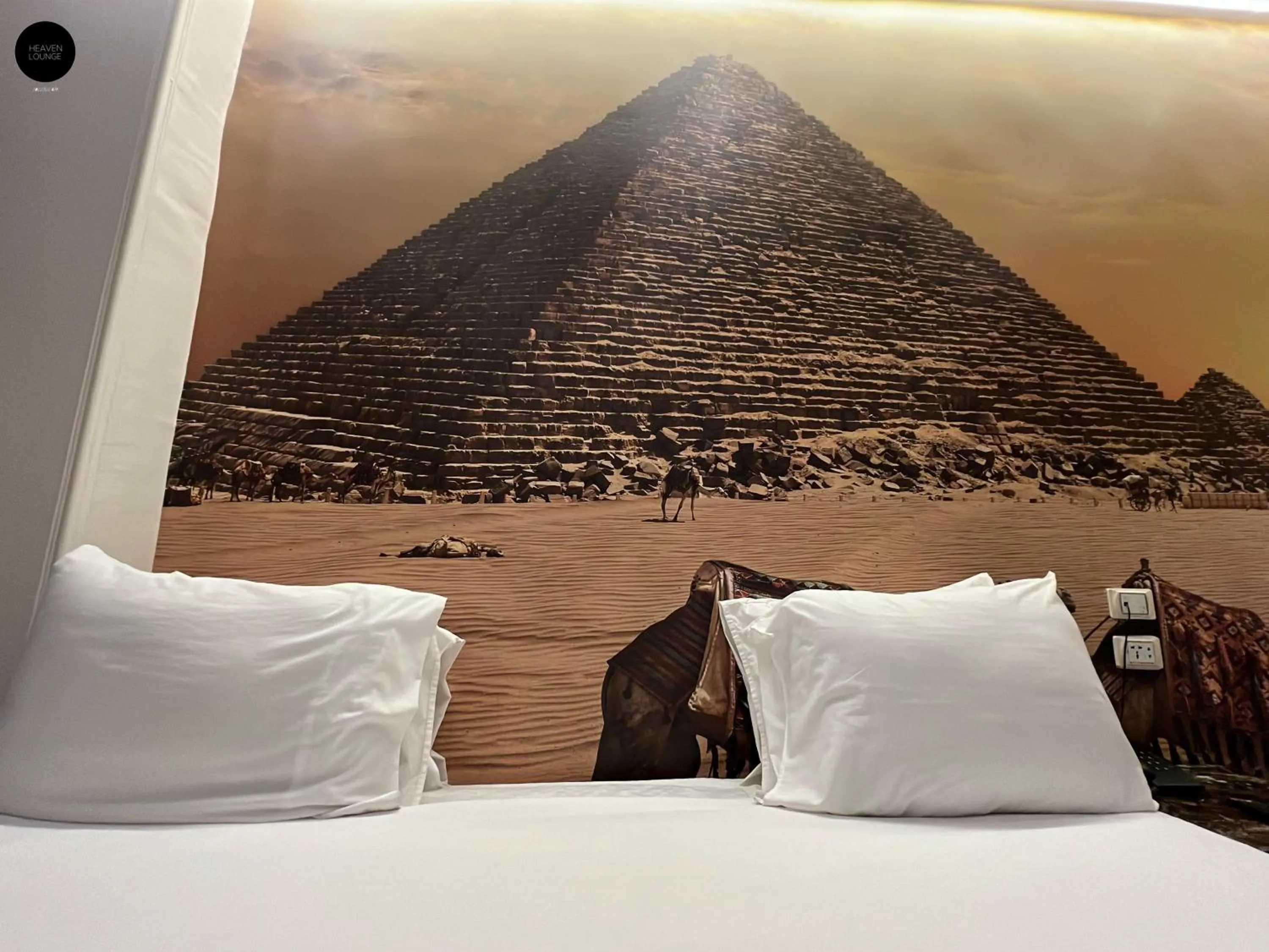 Bed in Giza Pyramids View Inn