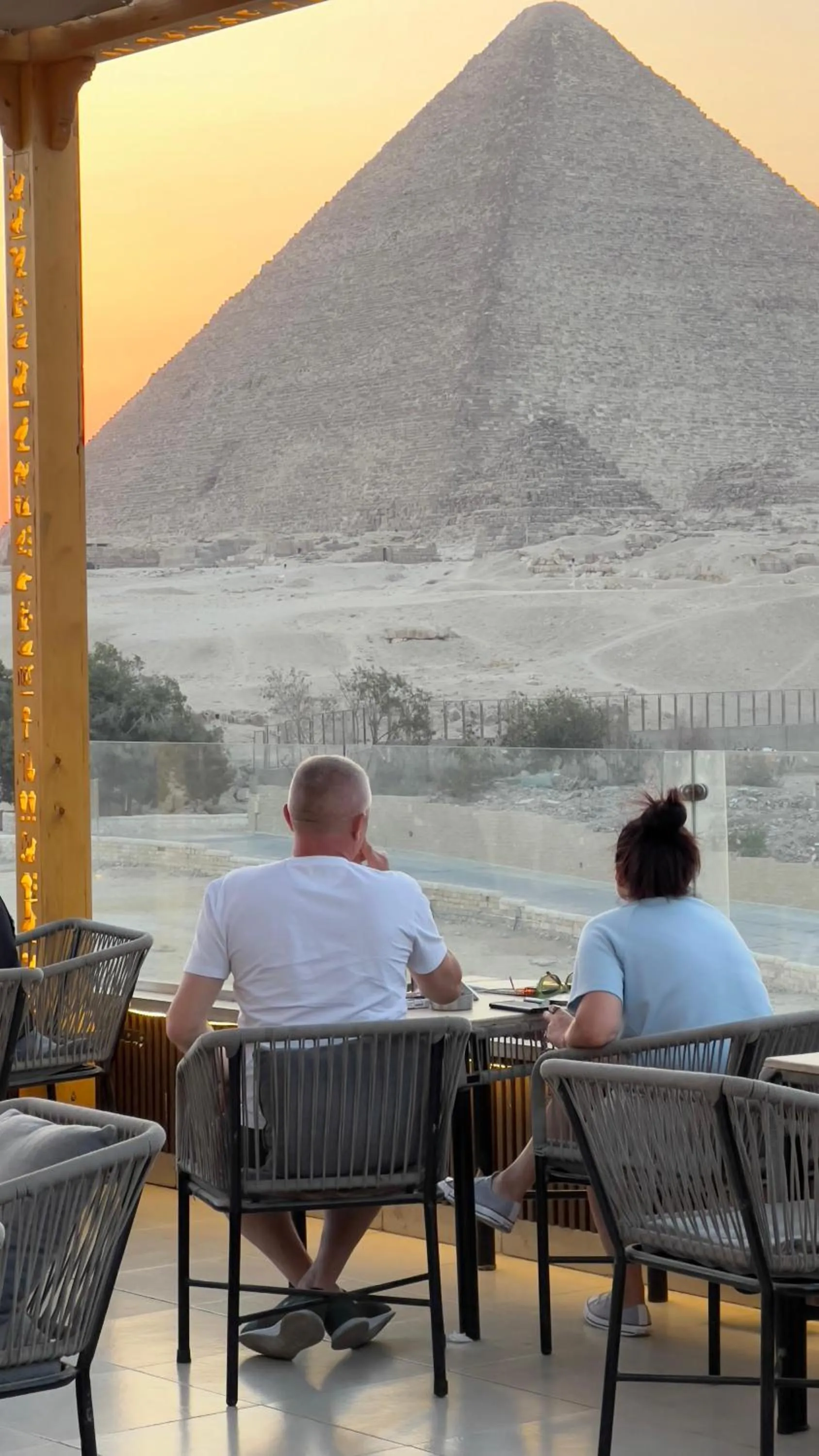 Restaurant/places to eat in Giza Pyramids View Inn