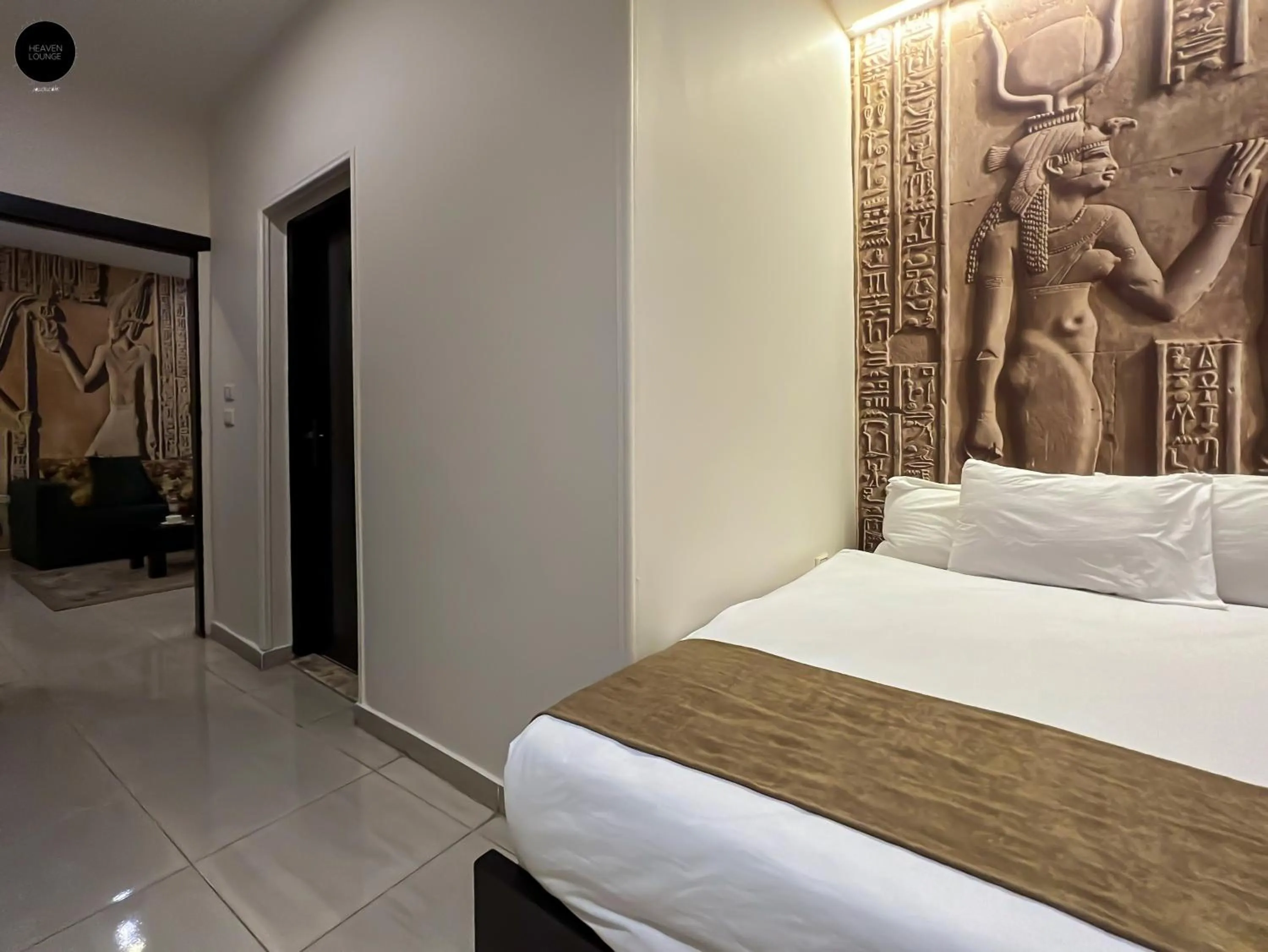 Bed in Giza Pyramids View Inn