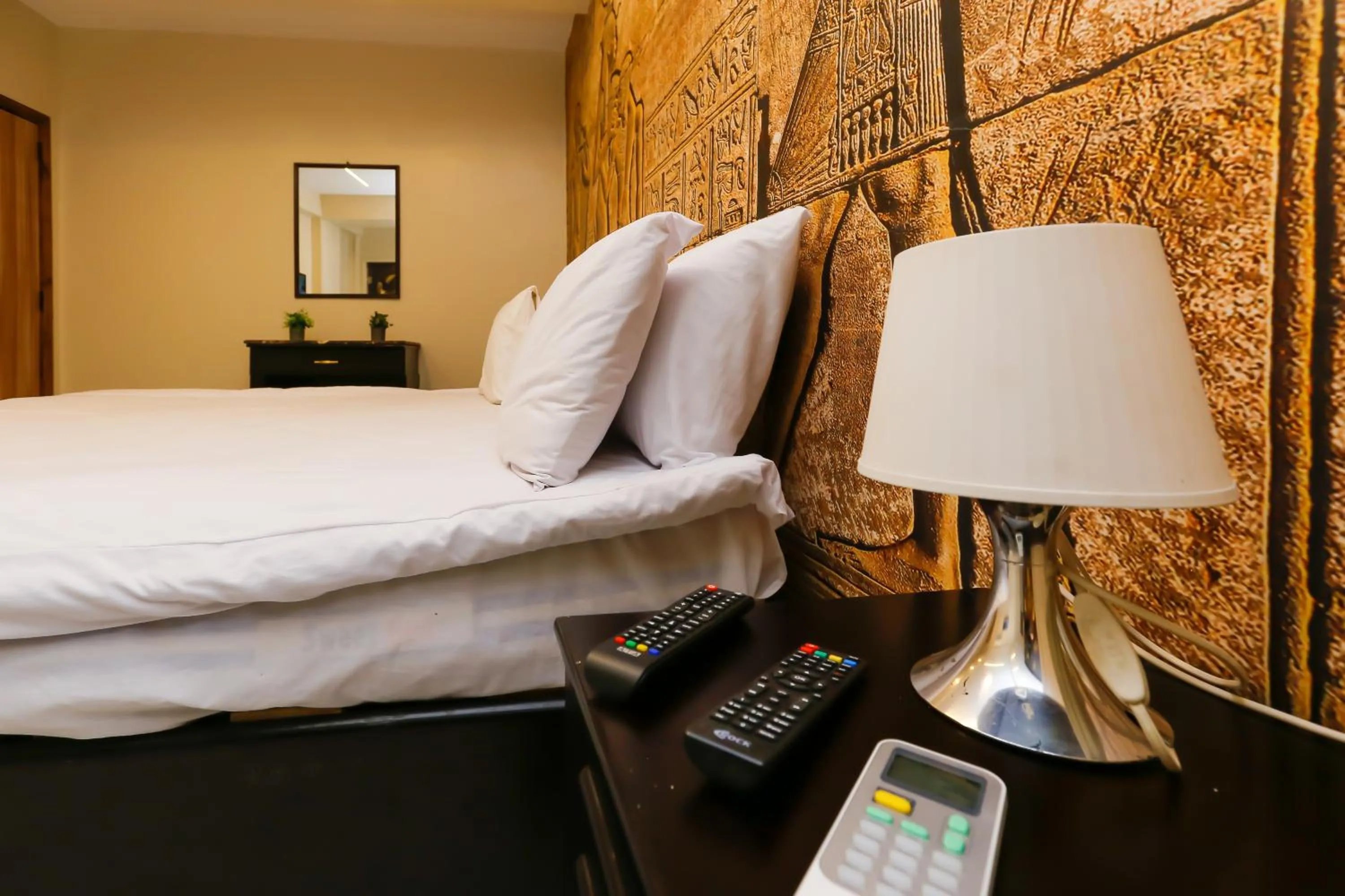 Bed in Giza Pyramids View Inn