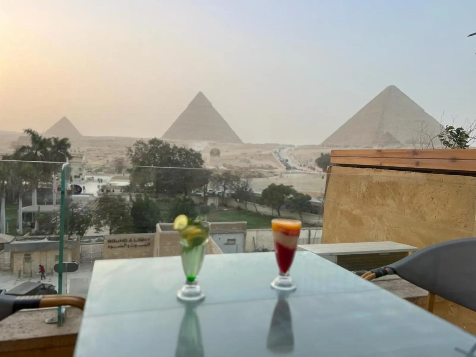 View (from property/room) in Giza Pyramids View Inn