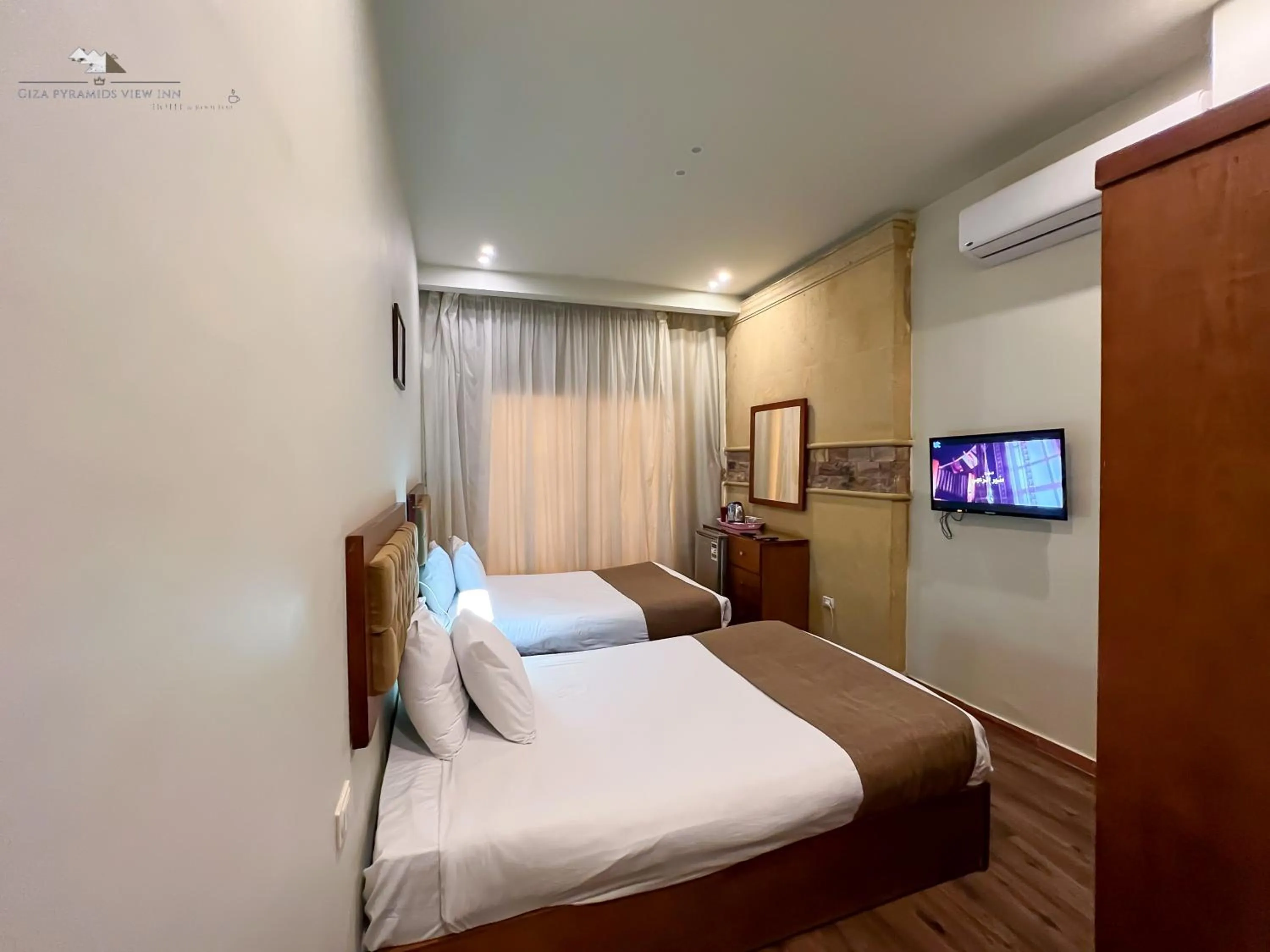 Bedroom, Bed in Giza Pyramids View Inn