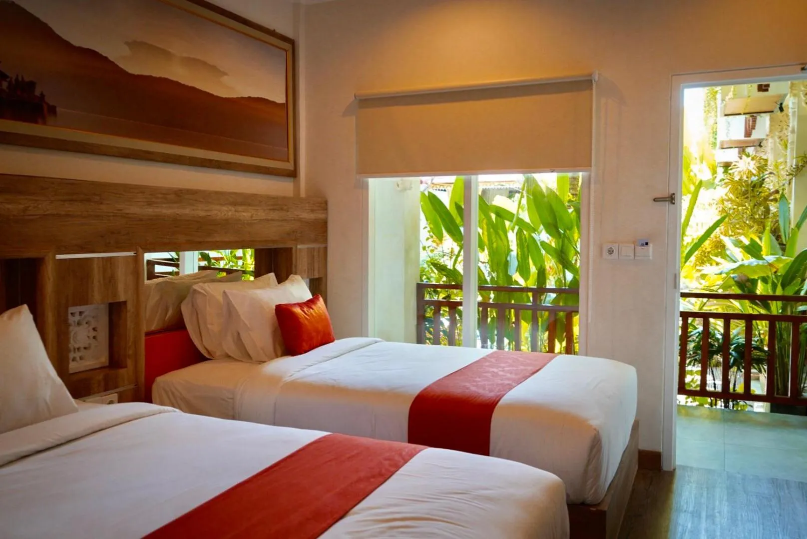 Bed in The Nyaman Bali