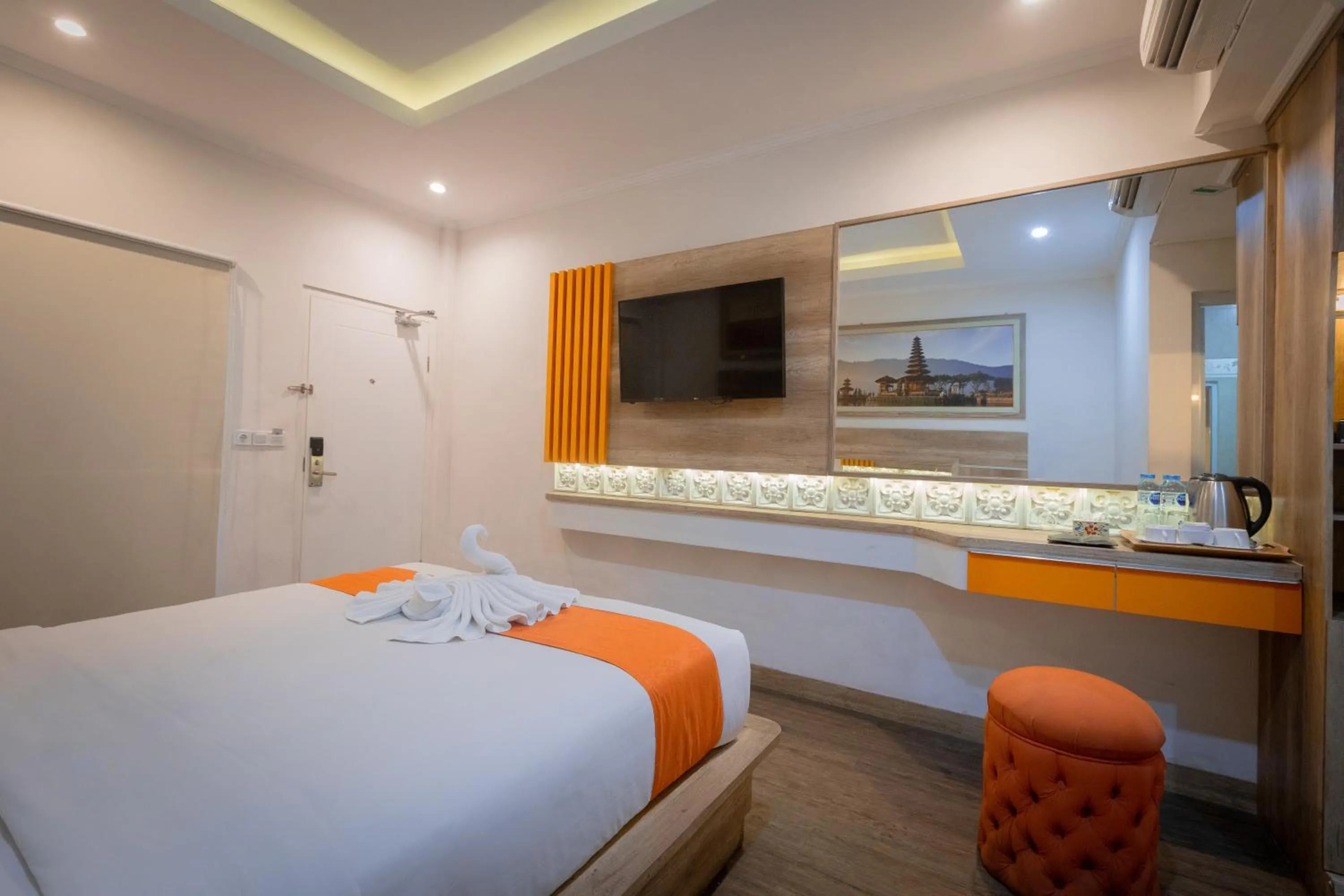 Bedroom, Bed in The Nyaman Hotel Bali