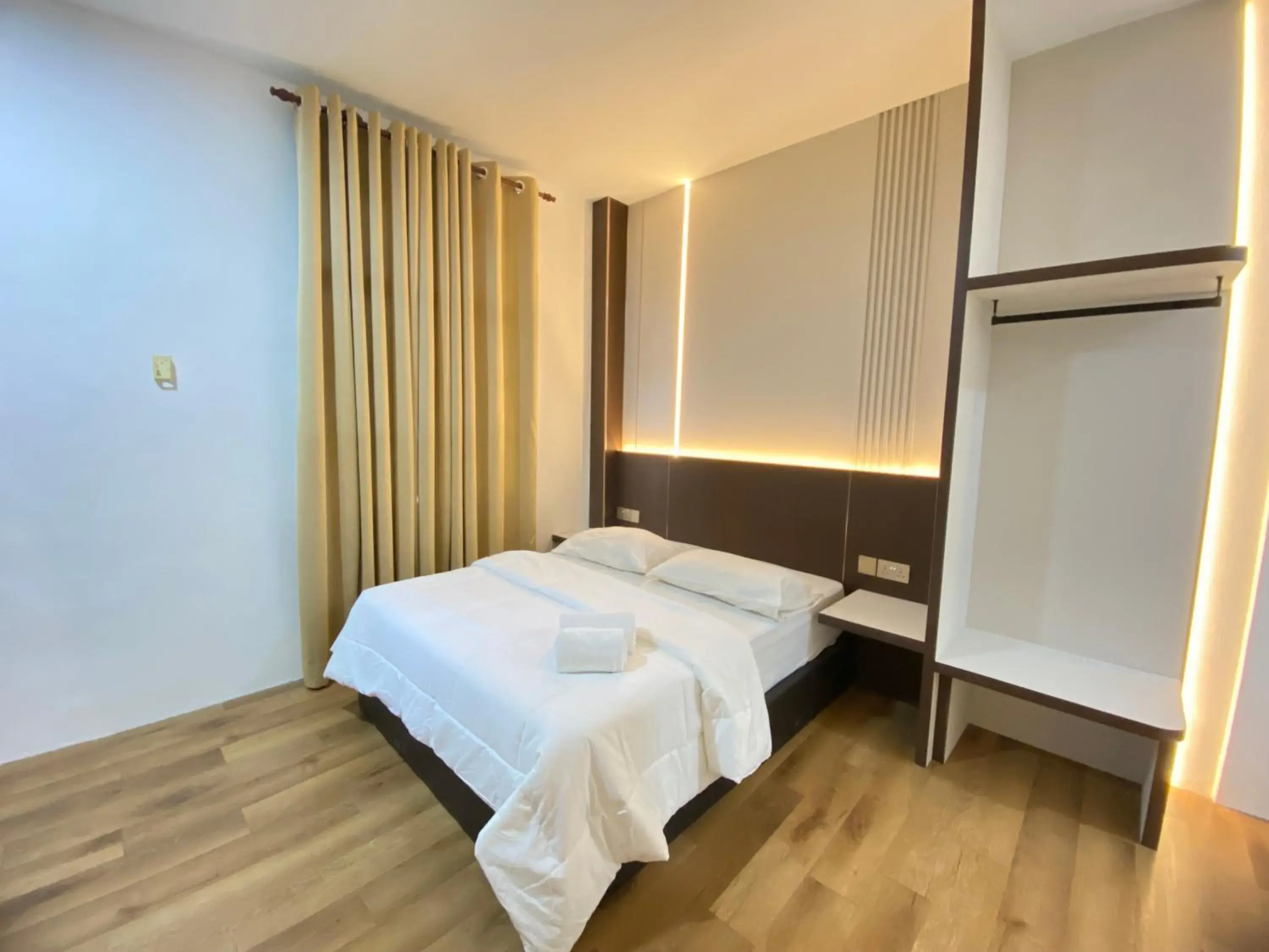 Bed in Samudera Hotel Bed in Samudera Hotel