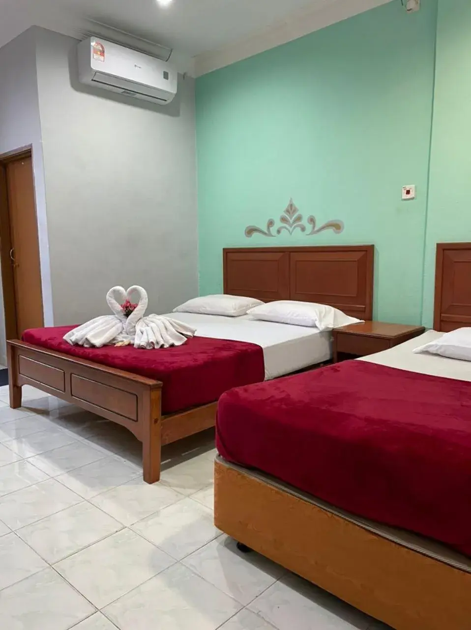 Bed in Samudera Hotel Bed in Samudera Hotel