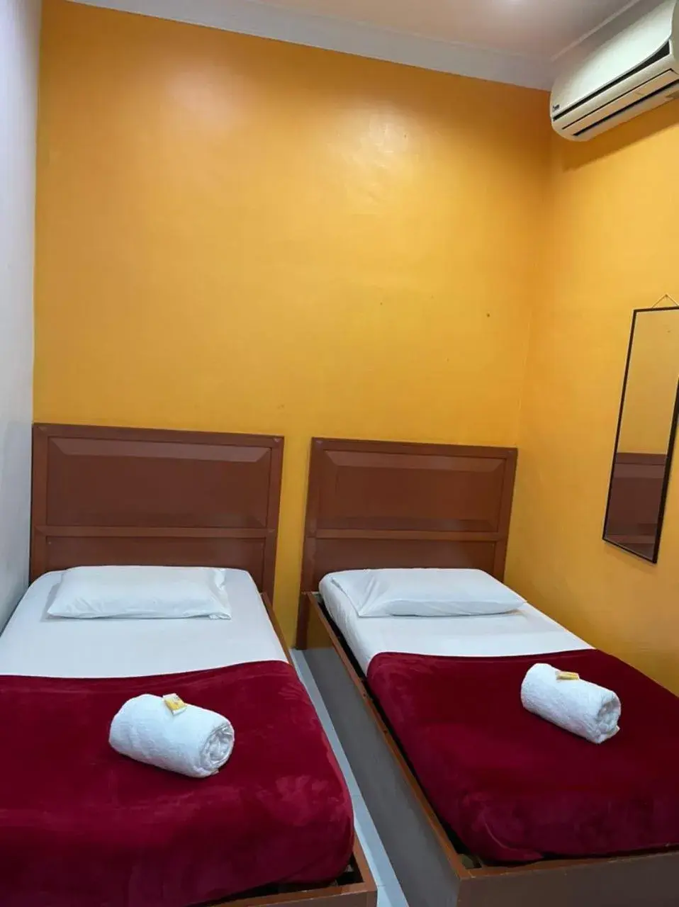 Bed in Samudera Hotel Bed in Samudera Hotel