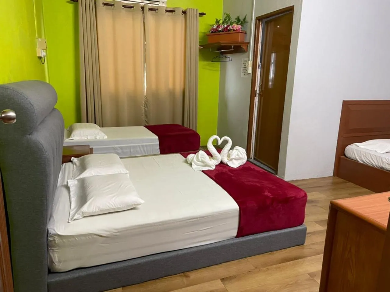 Bed in Samudera Hotel